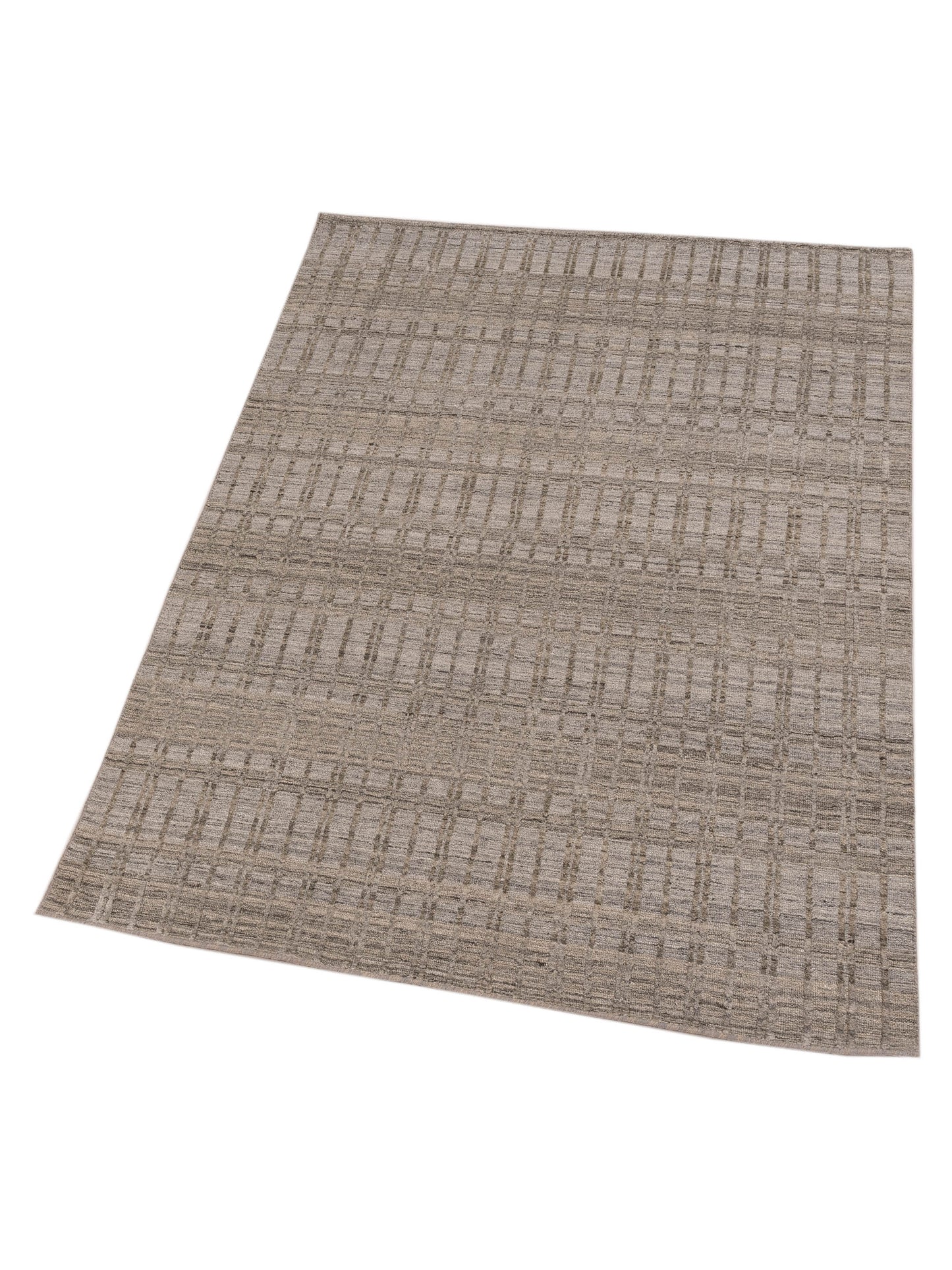 Himalayan 142681 Silver 4.1x6 Hand Knotted Rug