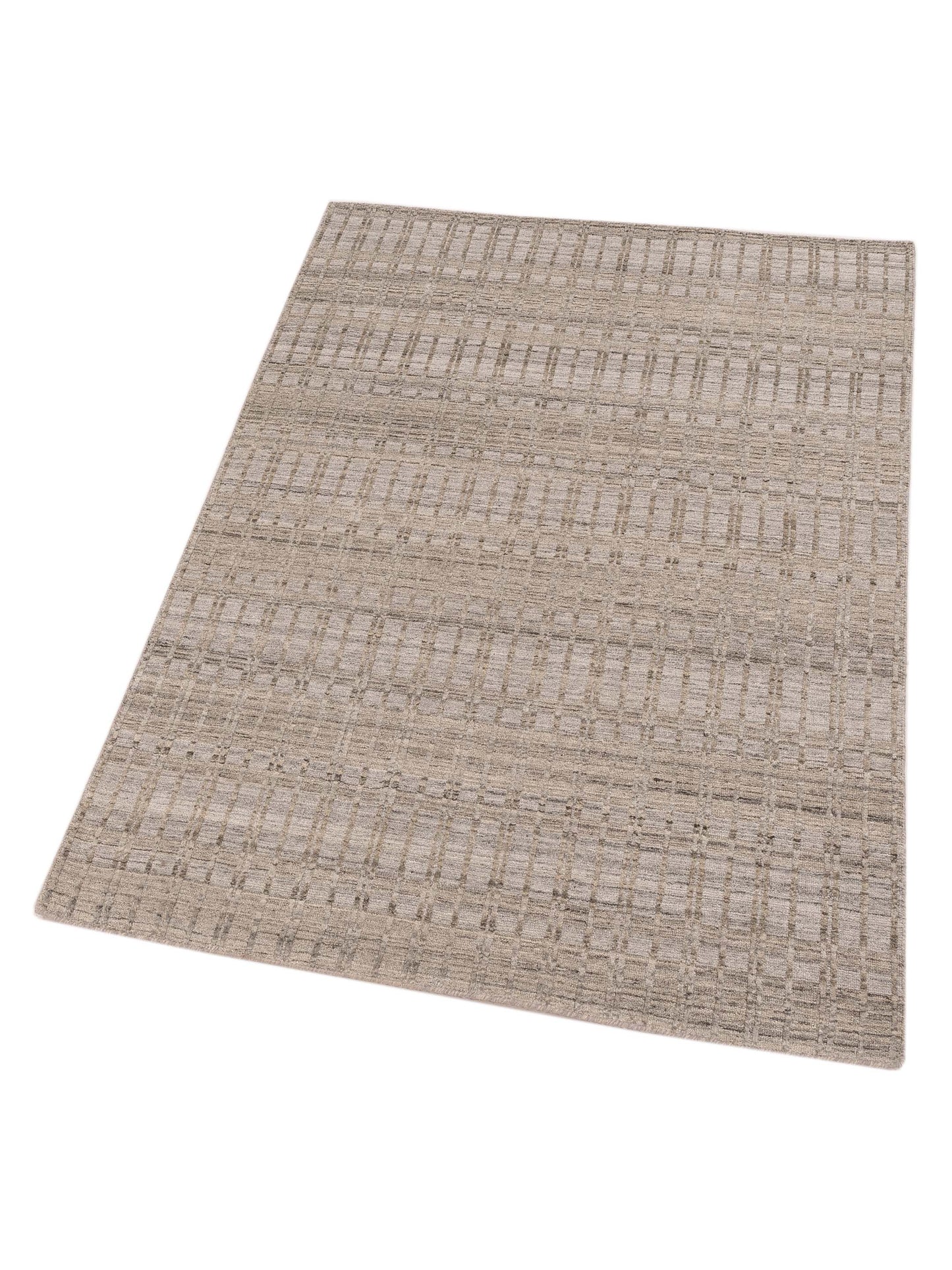 Himalayan 142687 Silver 4.1x6 Hand Knotted Rug