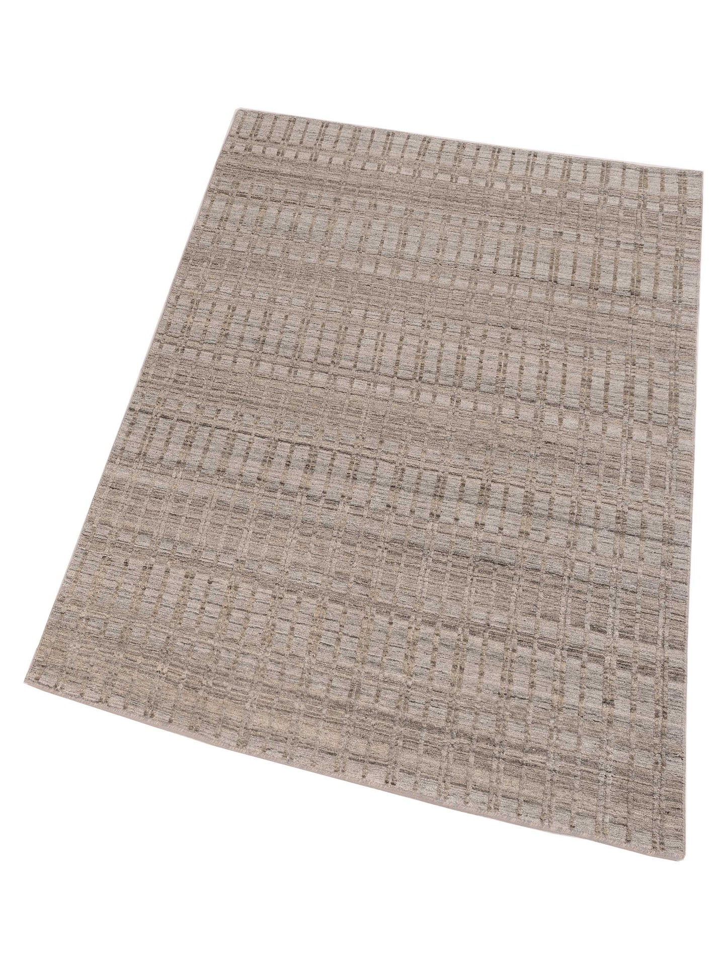Himalayan 142691 Silver 4.1x6 Hand Knotted Rug