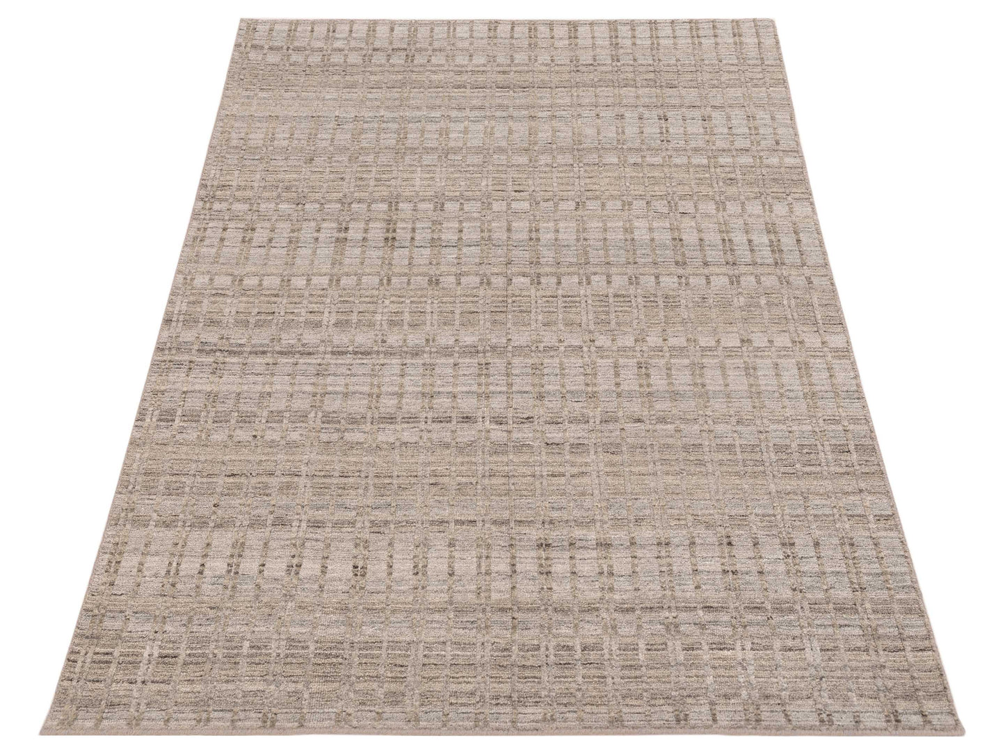 Himalayan 142692 Silver 4.1x6 Hand Knotted Rug