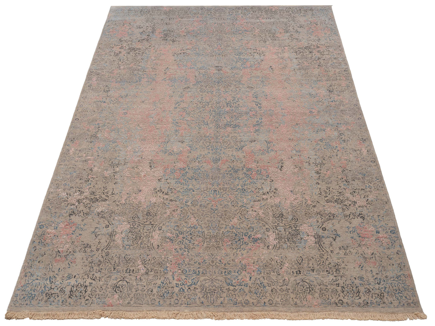 Dazzling 142736 Multi 8.1x9.10 Hand Knotted Rug