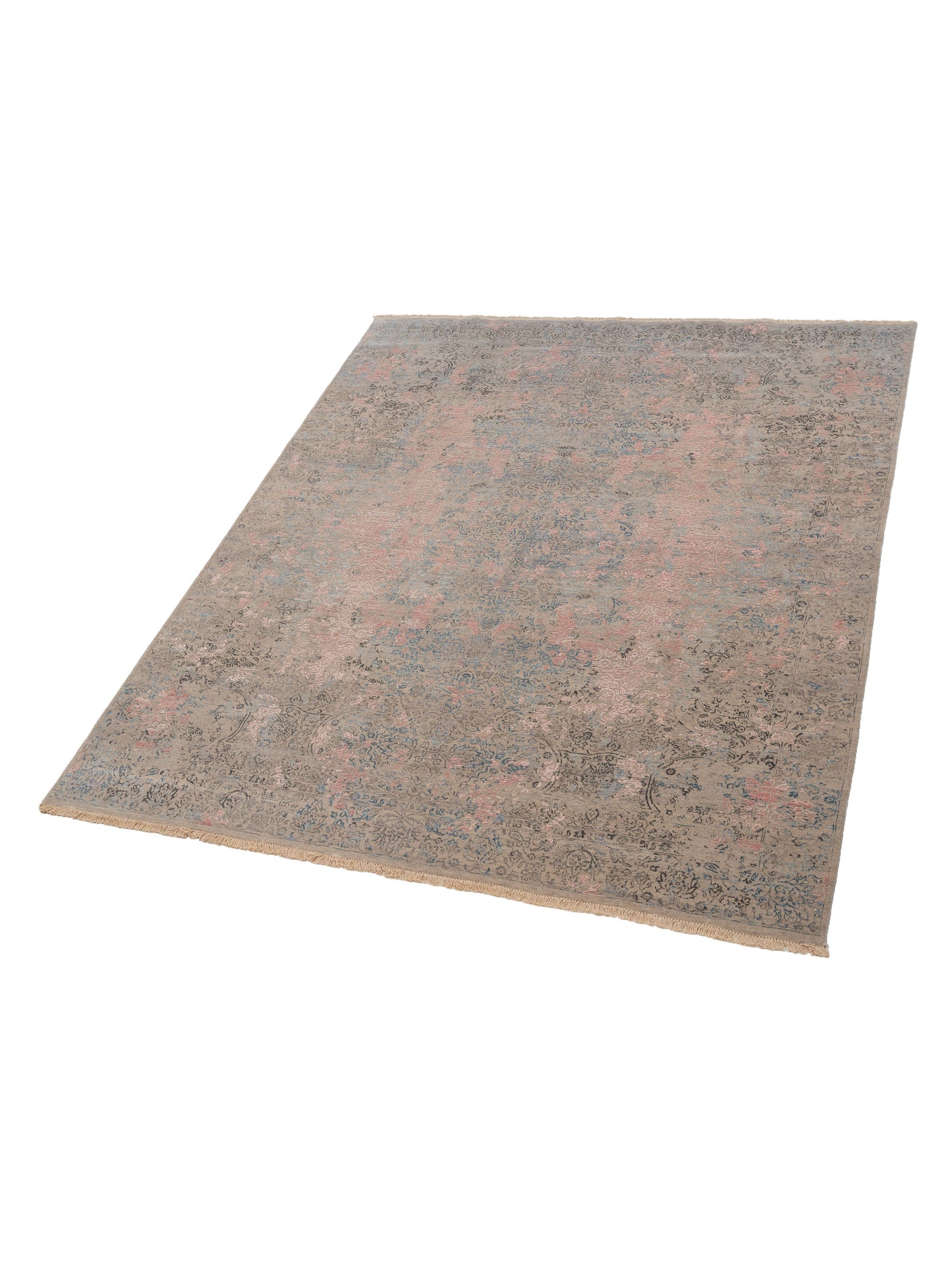 Dazzling 142736 Multi 8.1x9.10 Hand Knotted Rug