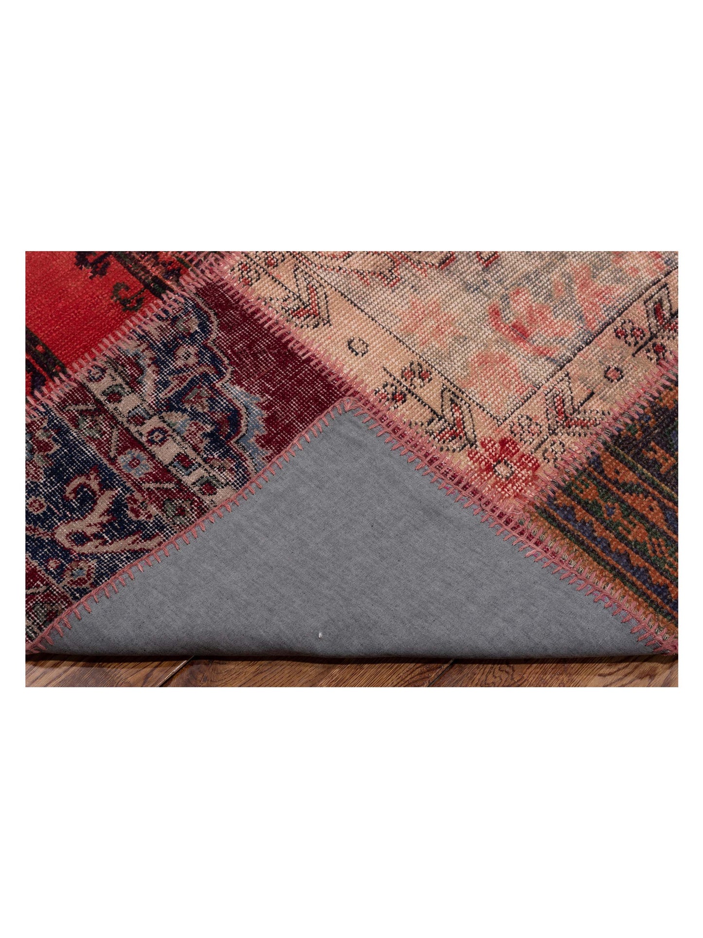 Turkish Vestige Patchwork 142737 Multi 10x14 Hand Knotted Rug