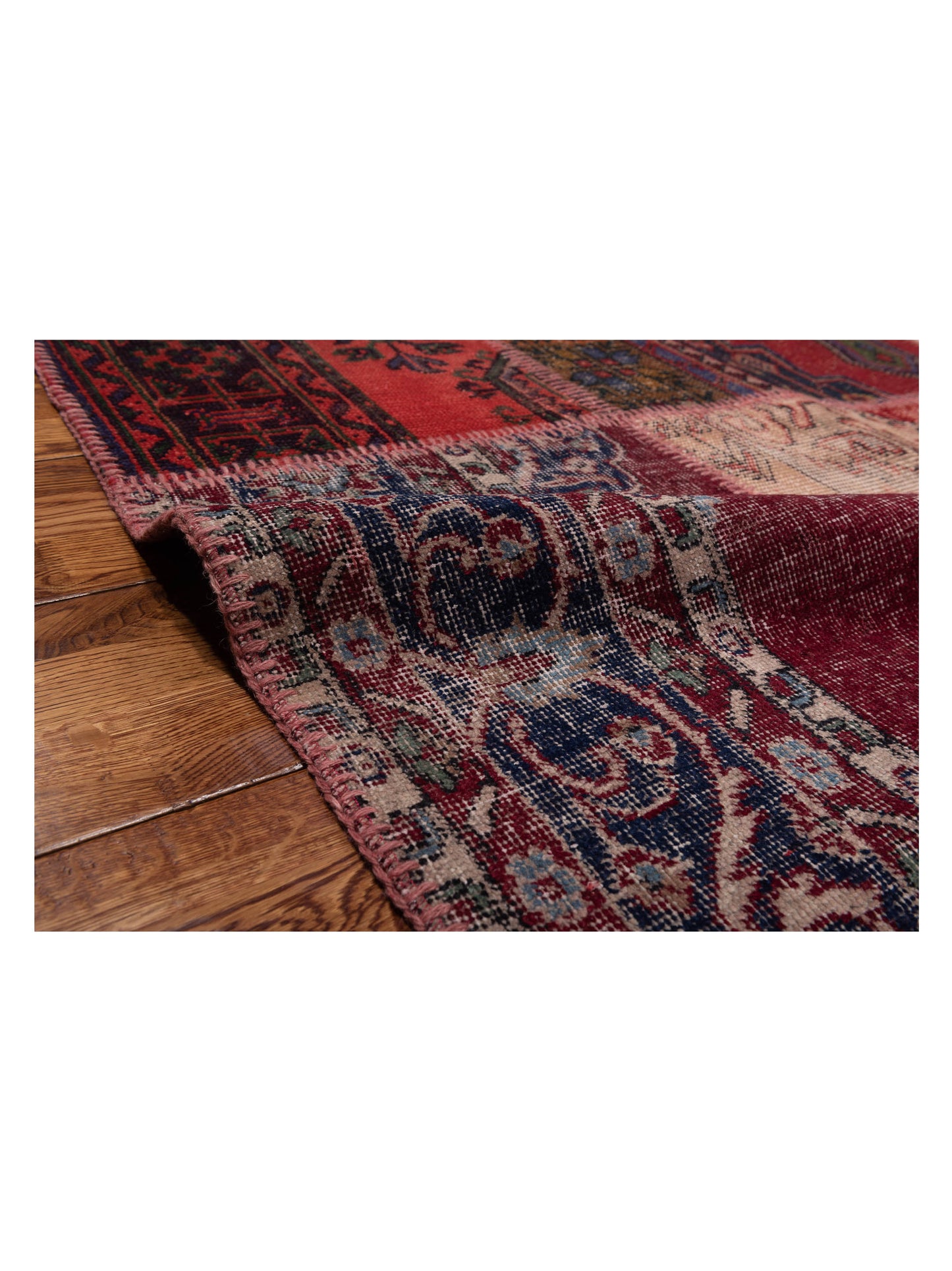 Turkish Vestige Patchwork 142737 Multi 10x14 Hand Knotted Rug
