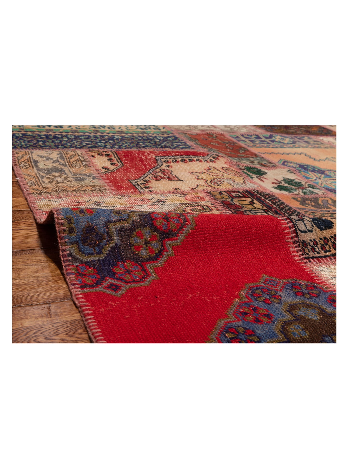 Turkish Vestige Patchwork 142741 Multi 9x12 Hand Knotted Rug