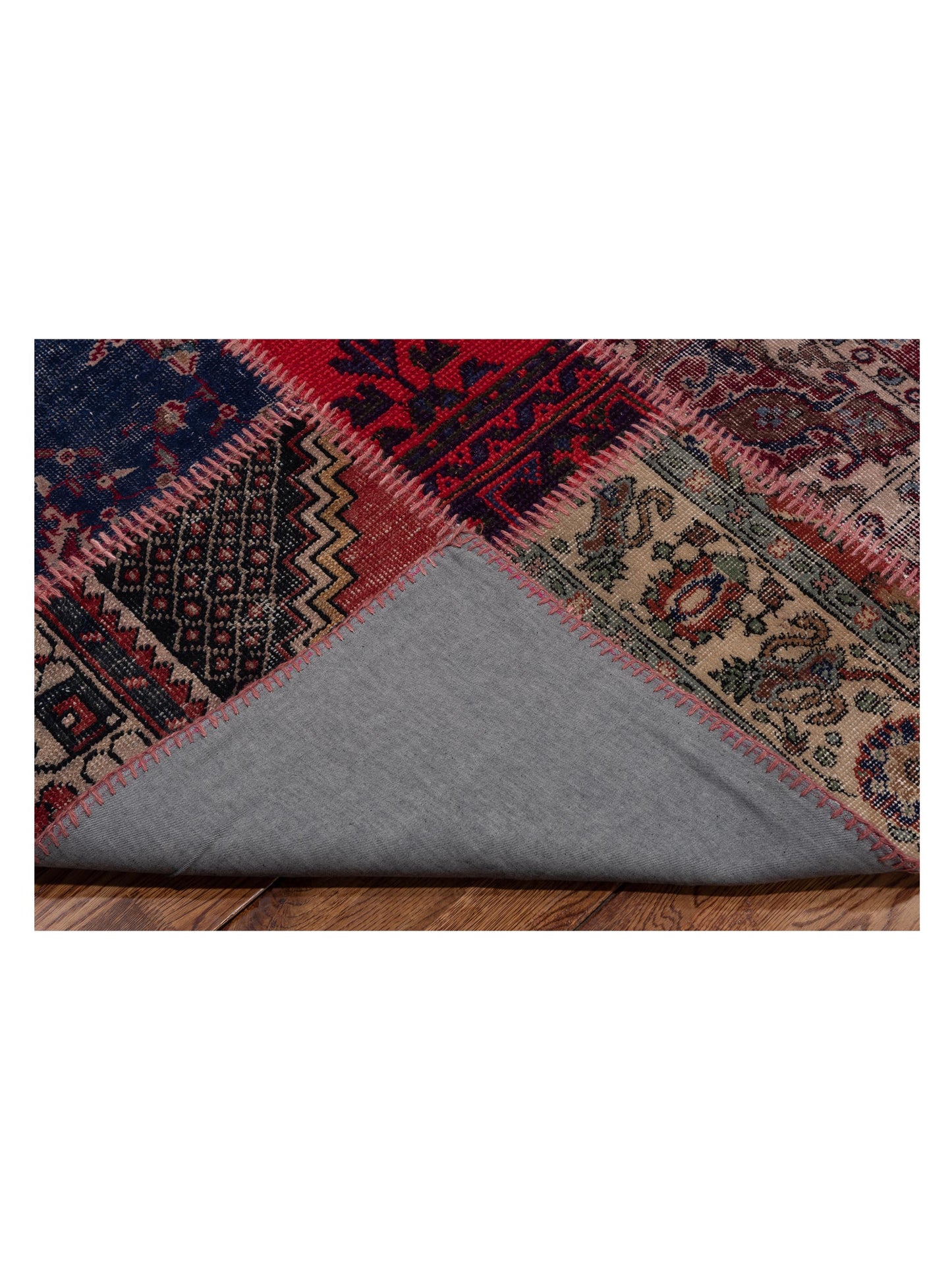 Turkish Vestige Patchwork 142744 Multi 10x14 Hand Knotted Rug