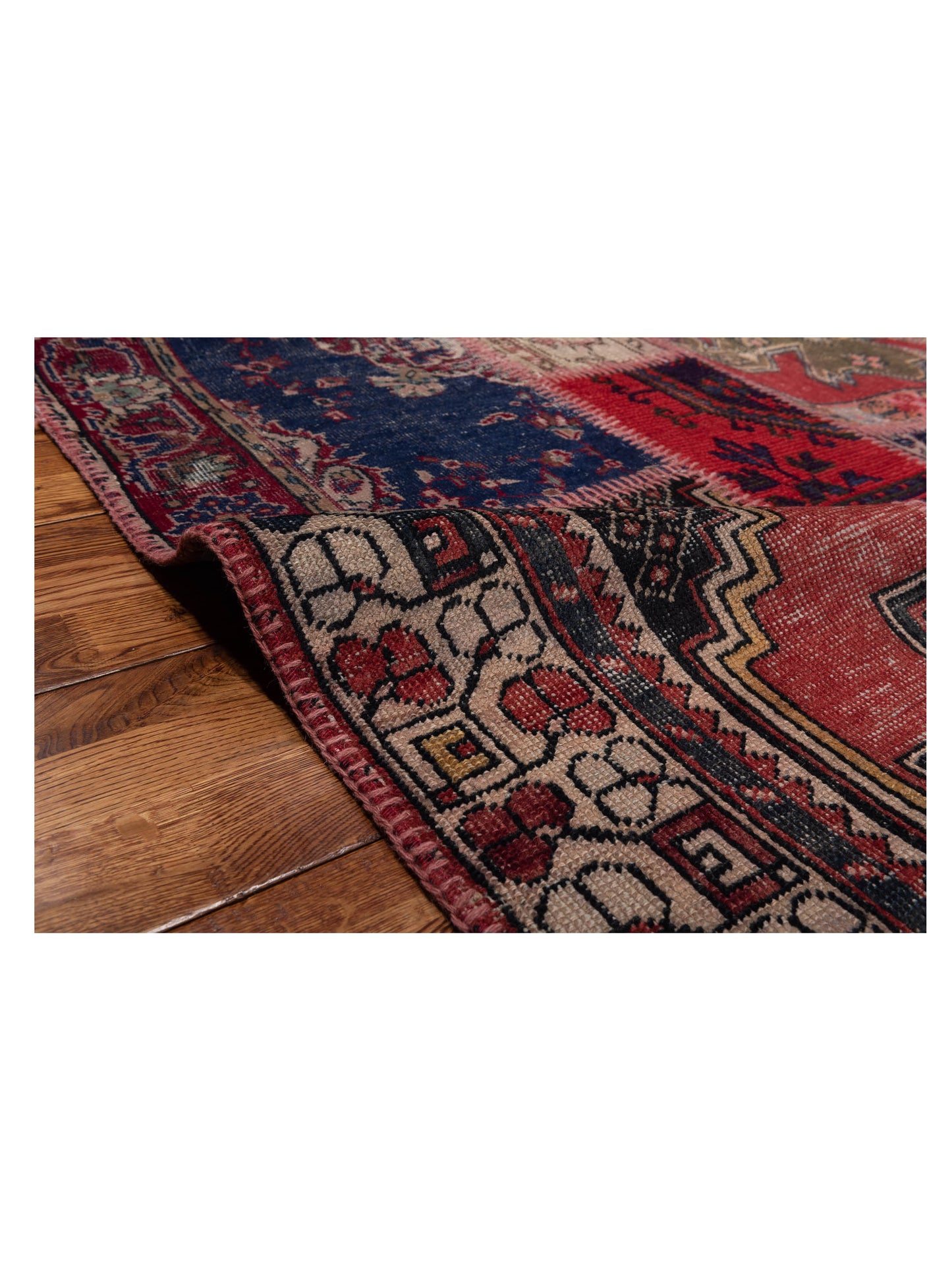 Turkish Vestige Patchwork 142744 Multi 10x14 Hand Knotted Rug