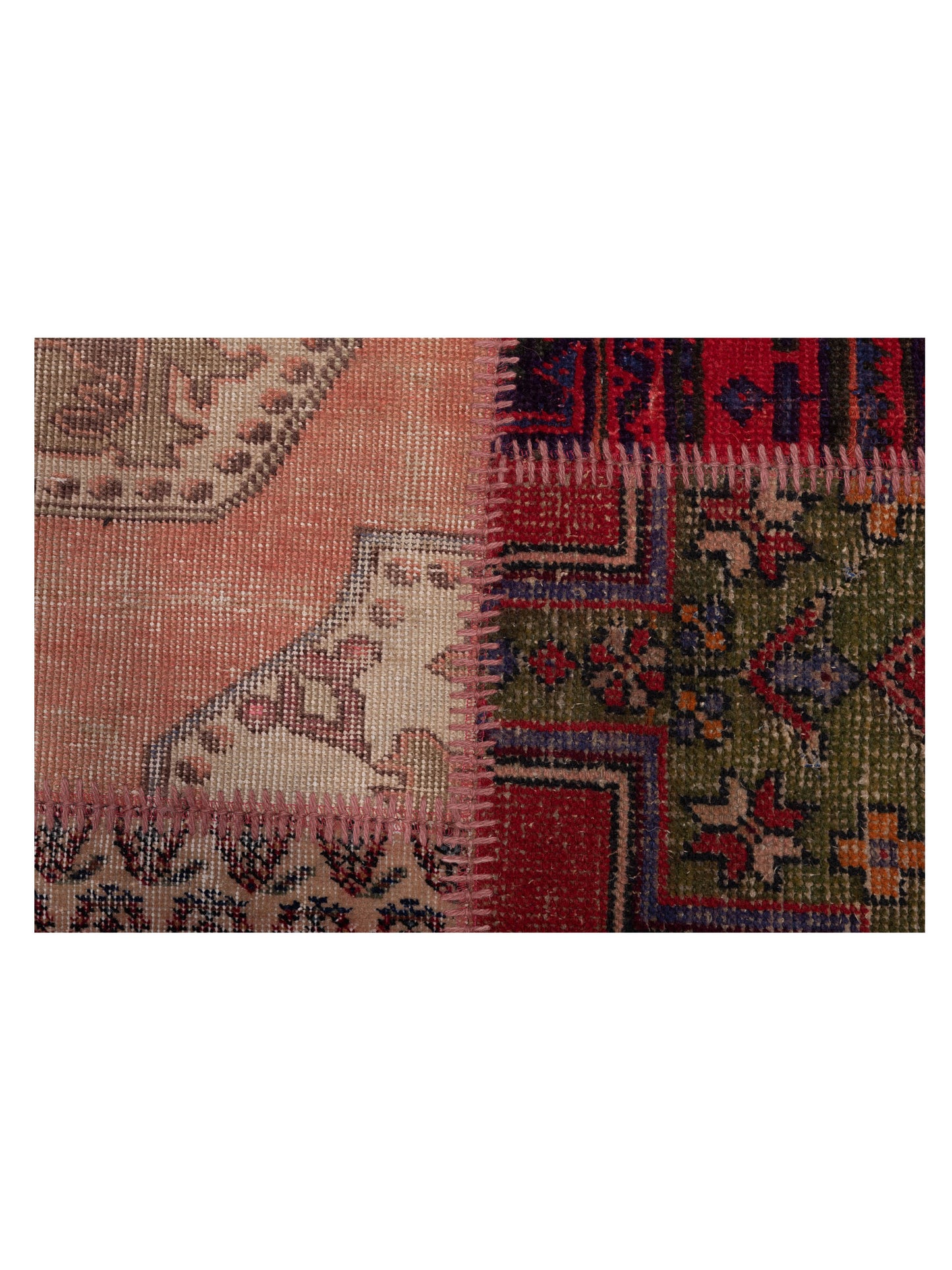 Turkish Vestige Patchwork 142744 Multi 10x14 Hand Knotted Rug