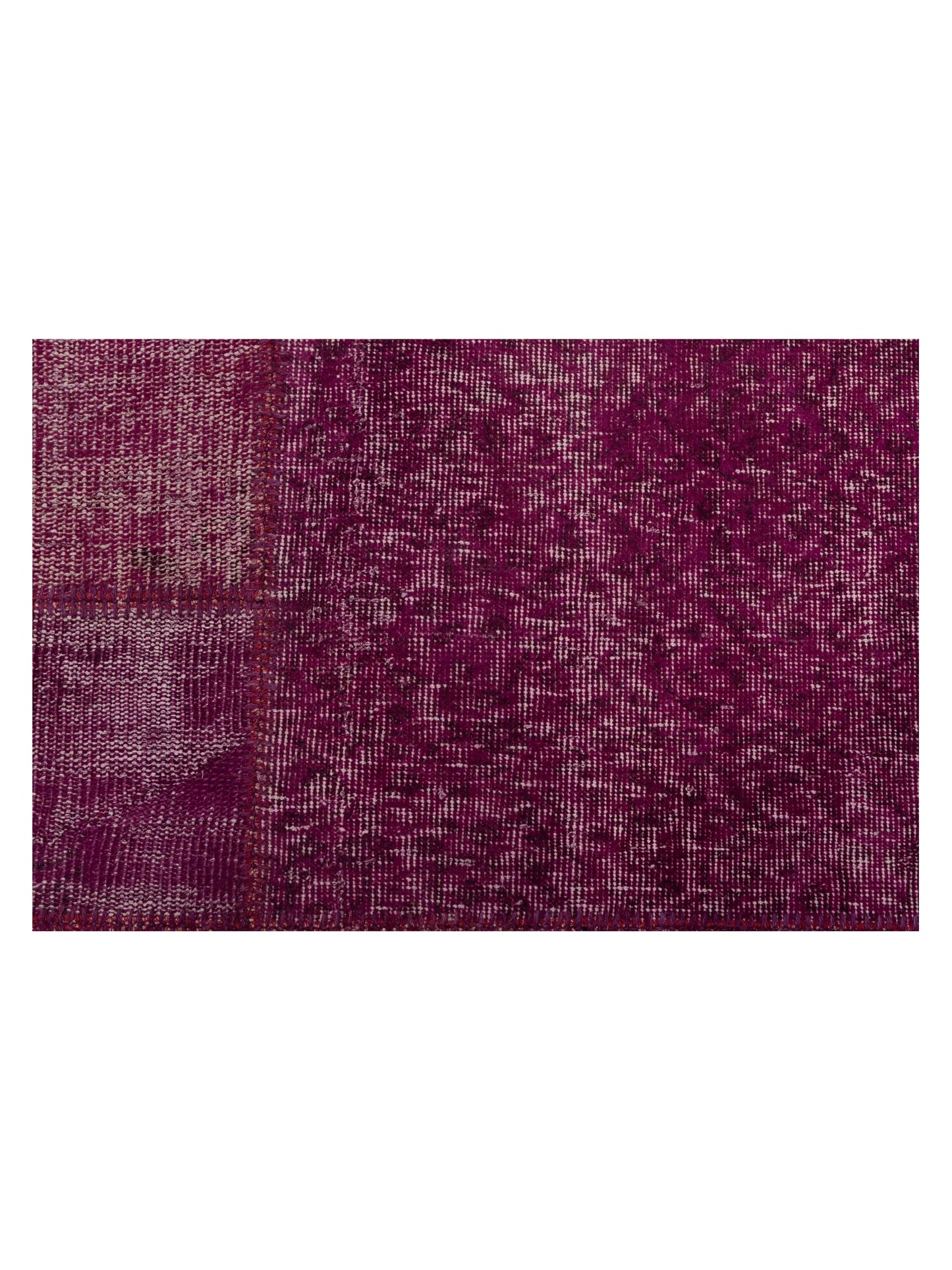 Turkish Vestige Patchwork 142754 Plum 8.3x9.11 Hand Knotted Rug