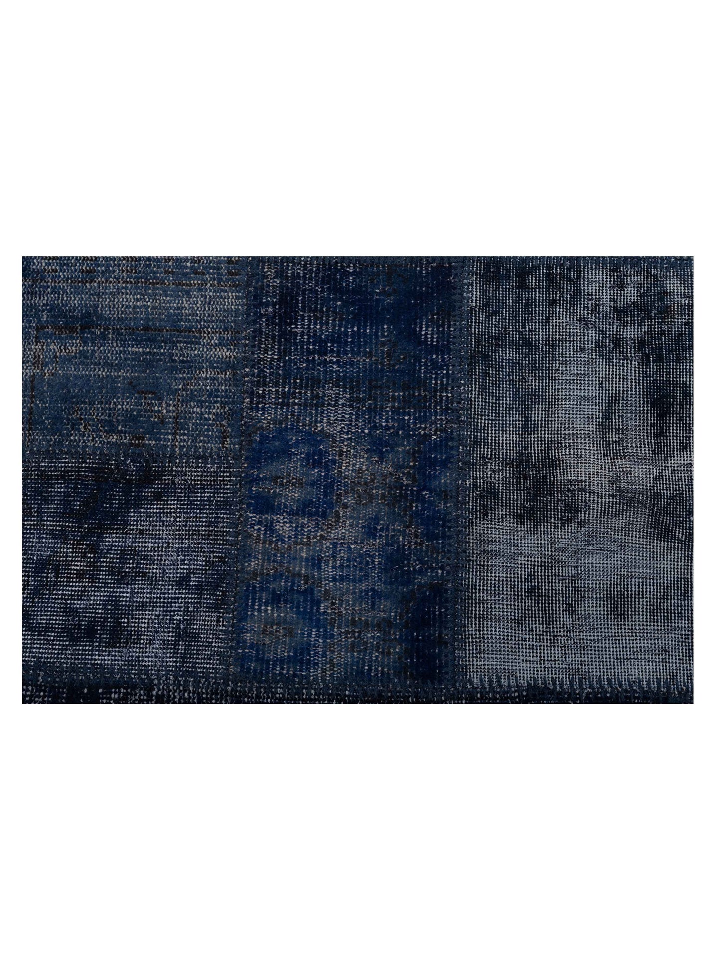 Turkish Vestige Patchwork 142755 Navy 8.3x9.10 Hand Knotted Rug