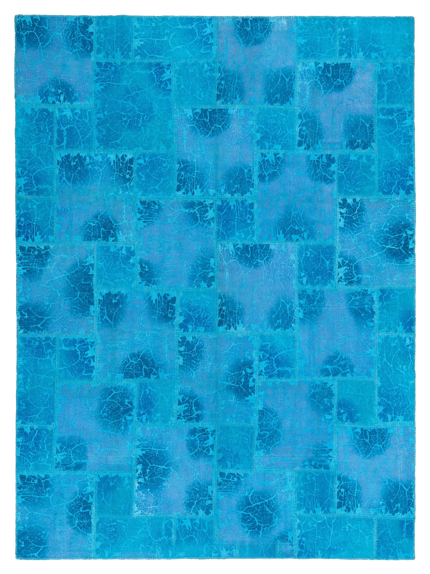 Pasha Turkish Vestige Patchwork Turquoise Contemporary