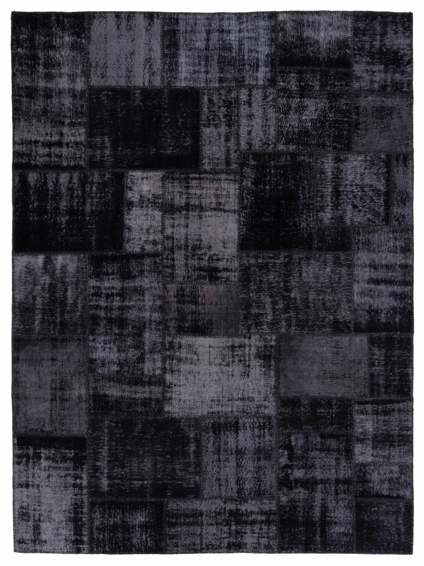 Pasha Turkish Vestige Patchwork Black Contemporary