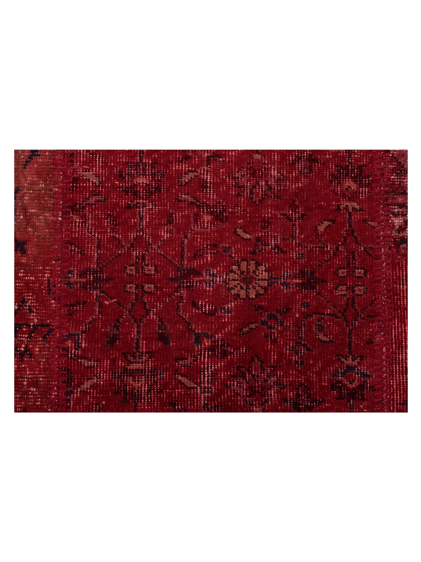 Turkish Vestige Patchwork 142805 Red 9x12 Hand Knotted Rug