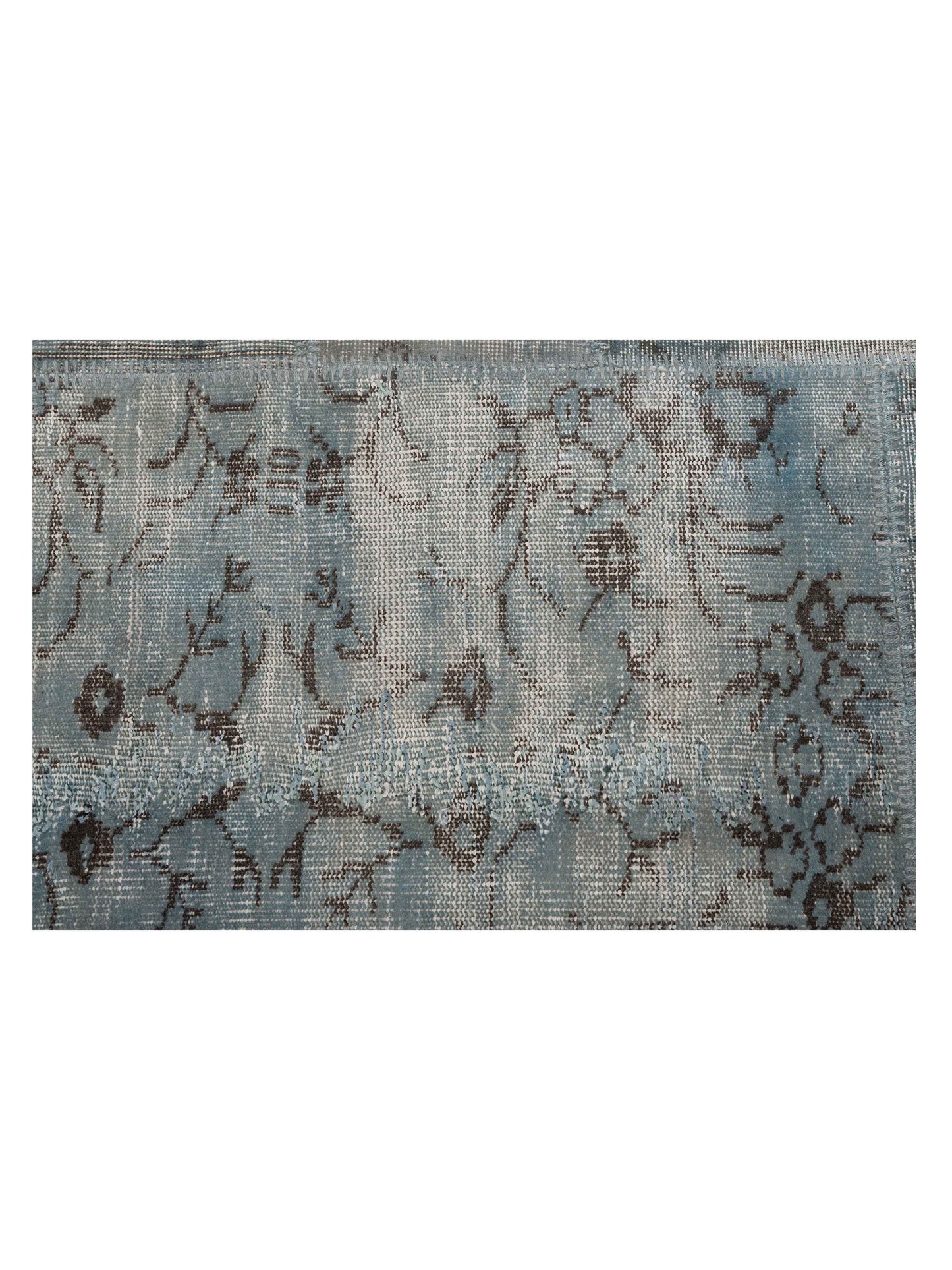 Turkish Vestige Patchwork 142813 Blue 8.2x11.6 Hand Knotted Rug