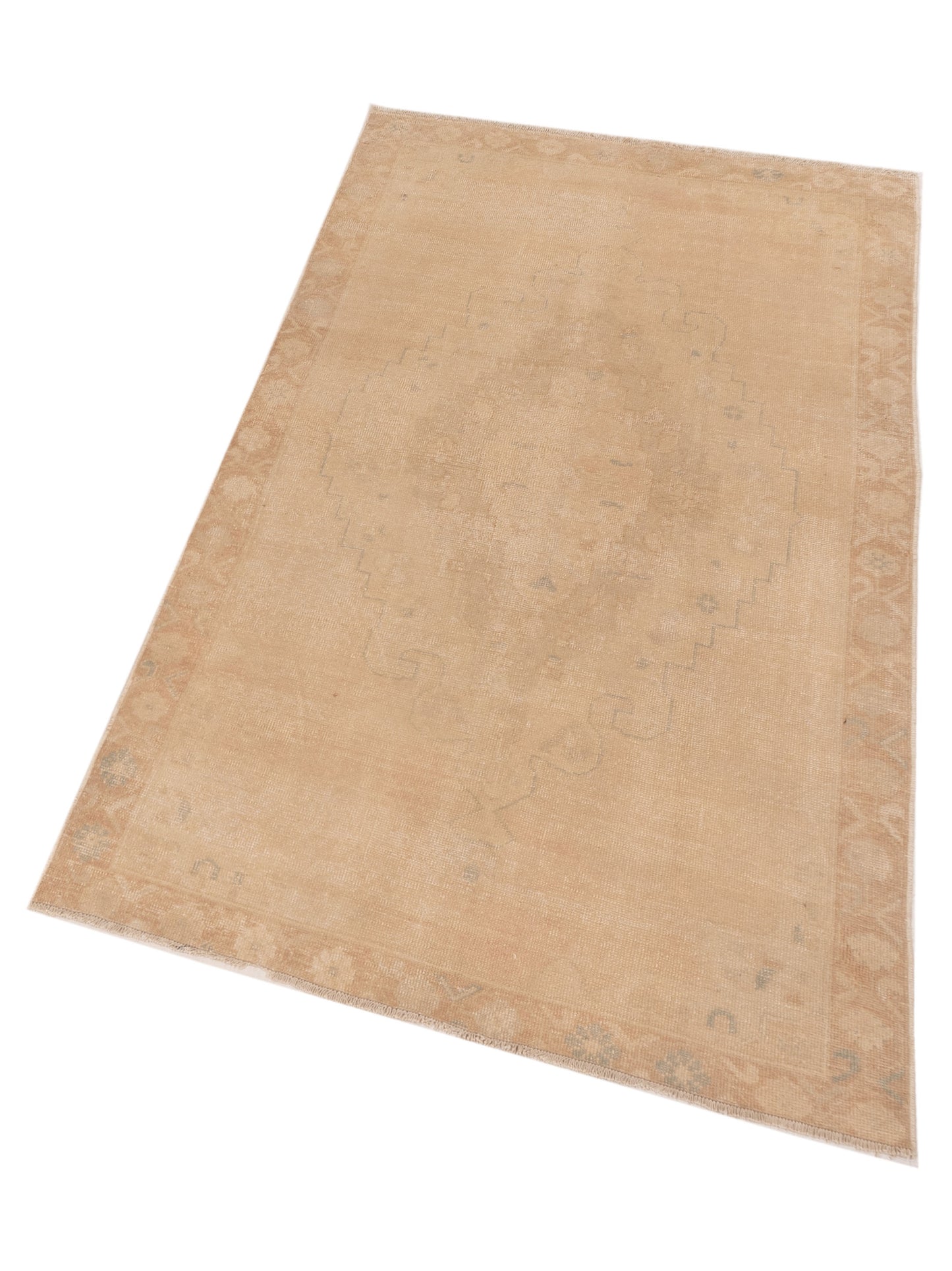 Old Anatolian 142819 Beige 4.3x7.7 Hand Knotted Rug