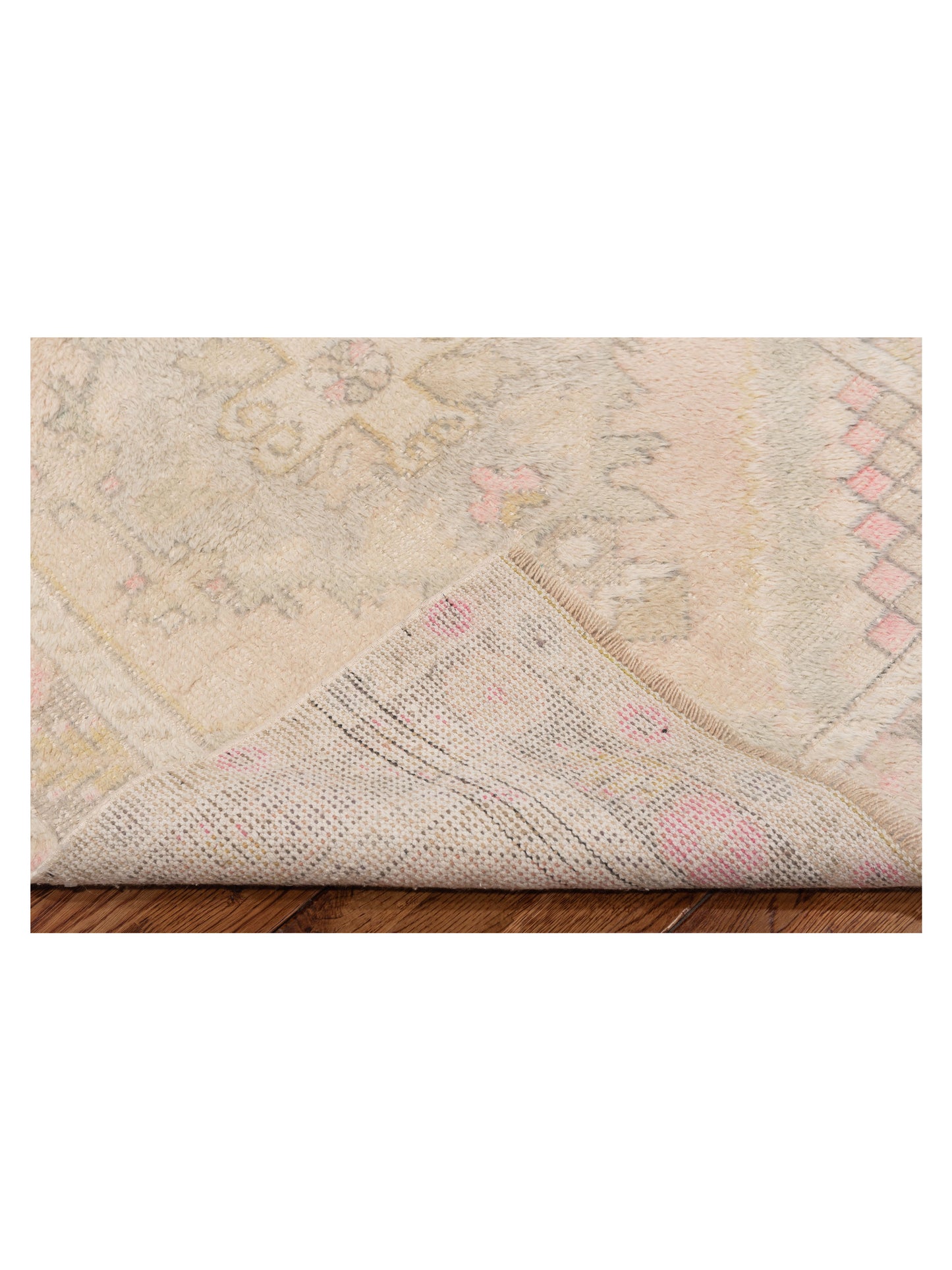 Old Anatolian 142831 Ivory Ivory 3.4x8.10 Hand Knotted Rug