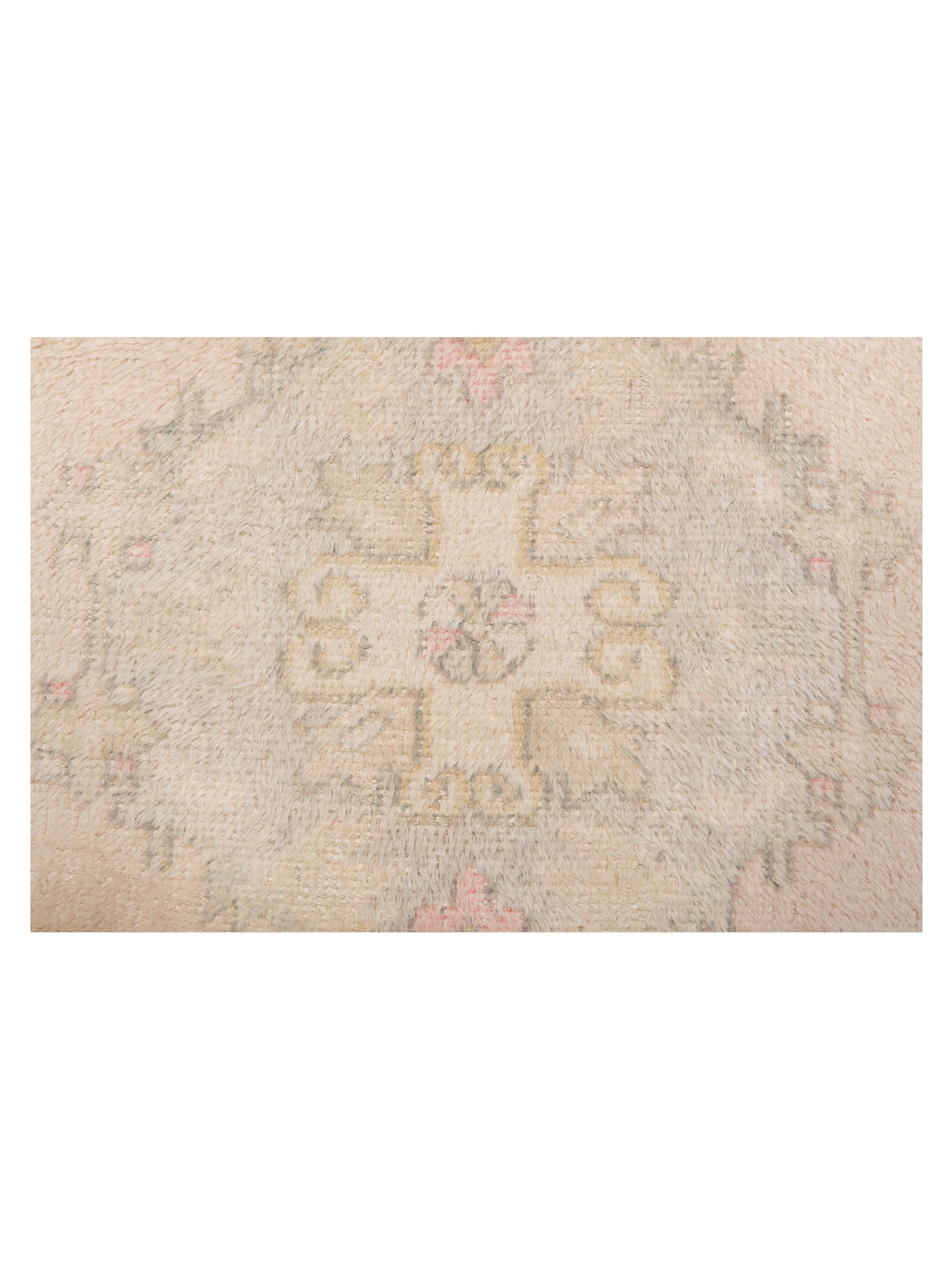 Old Anatolian 142831 Ivory Ivory 3.4x8.10 Hand Knotted Rug