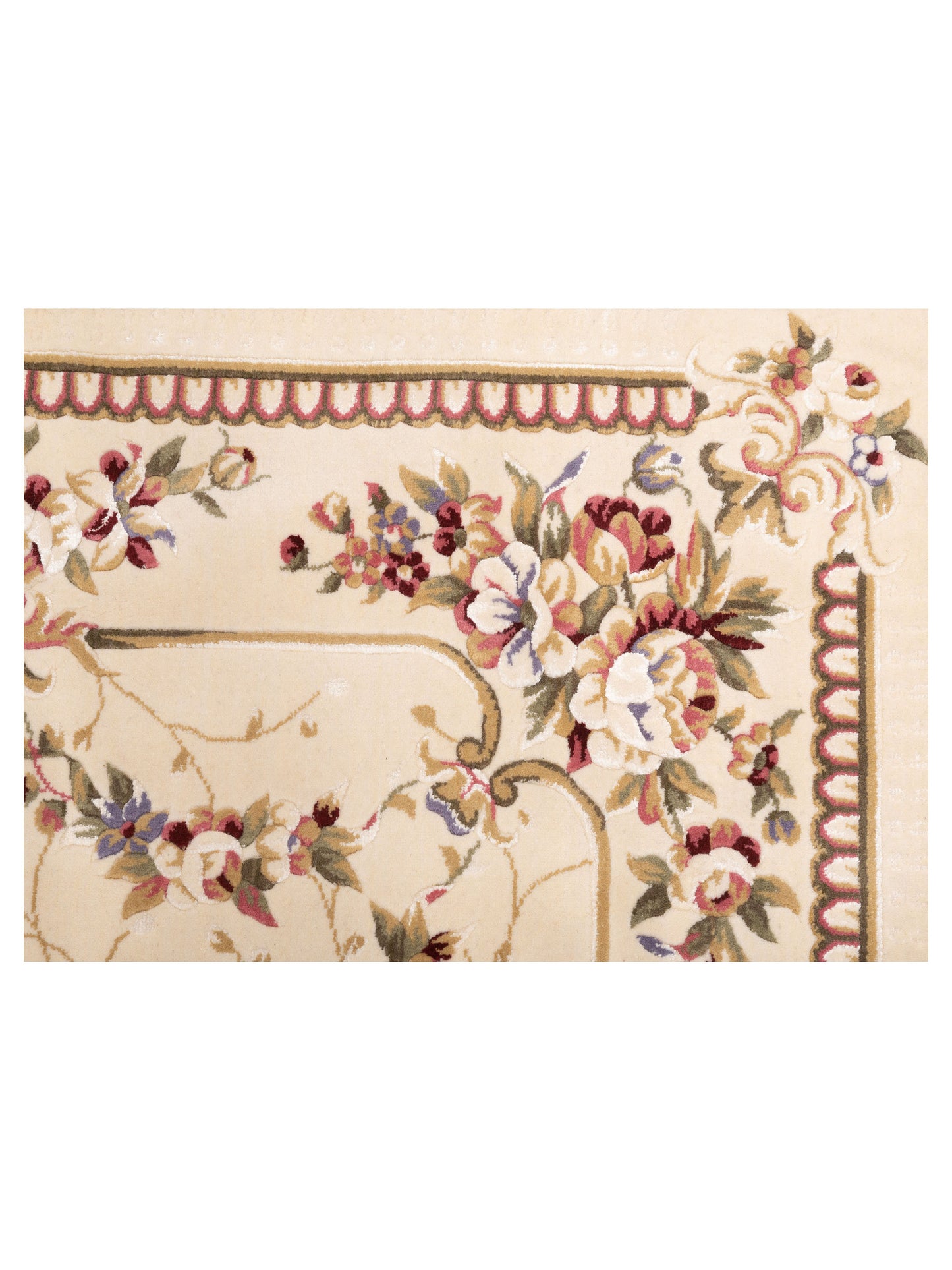 Alara 142965 Ivory 5.2x7.5 Machine Made Rug