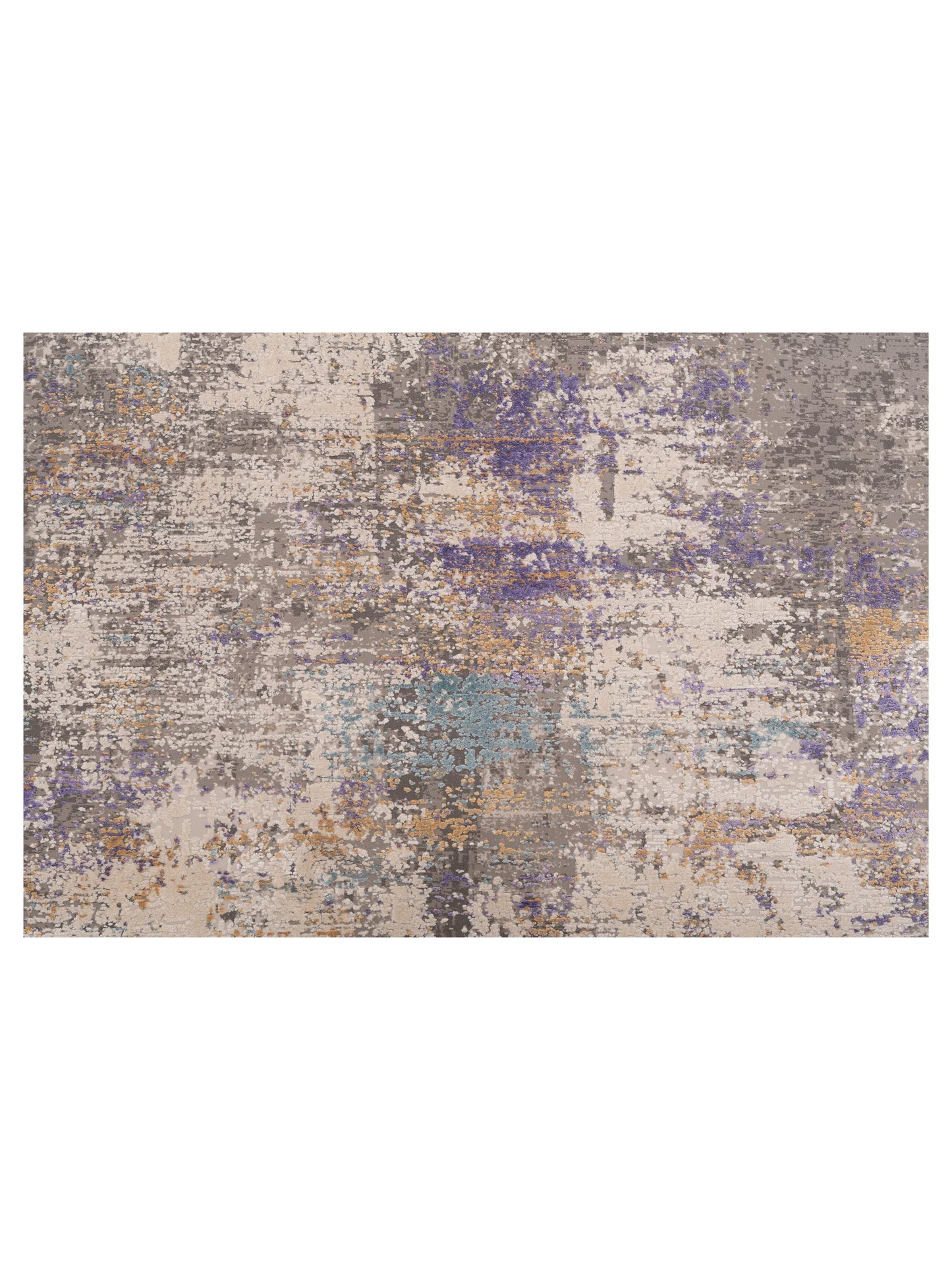 Palermo 144370 Gray Purple 3.9x6 Machine Made Rug