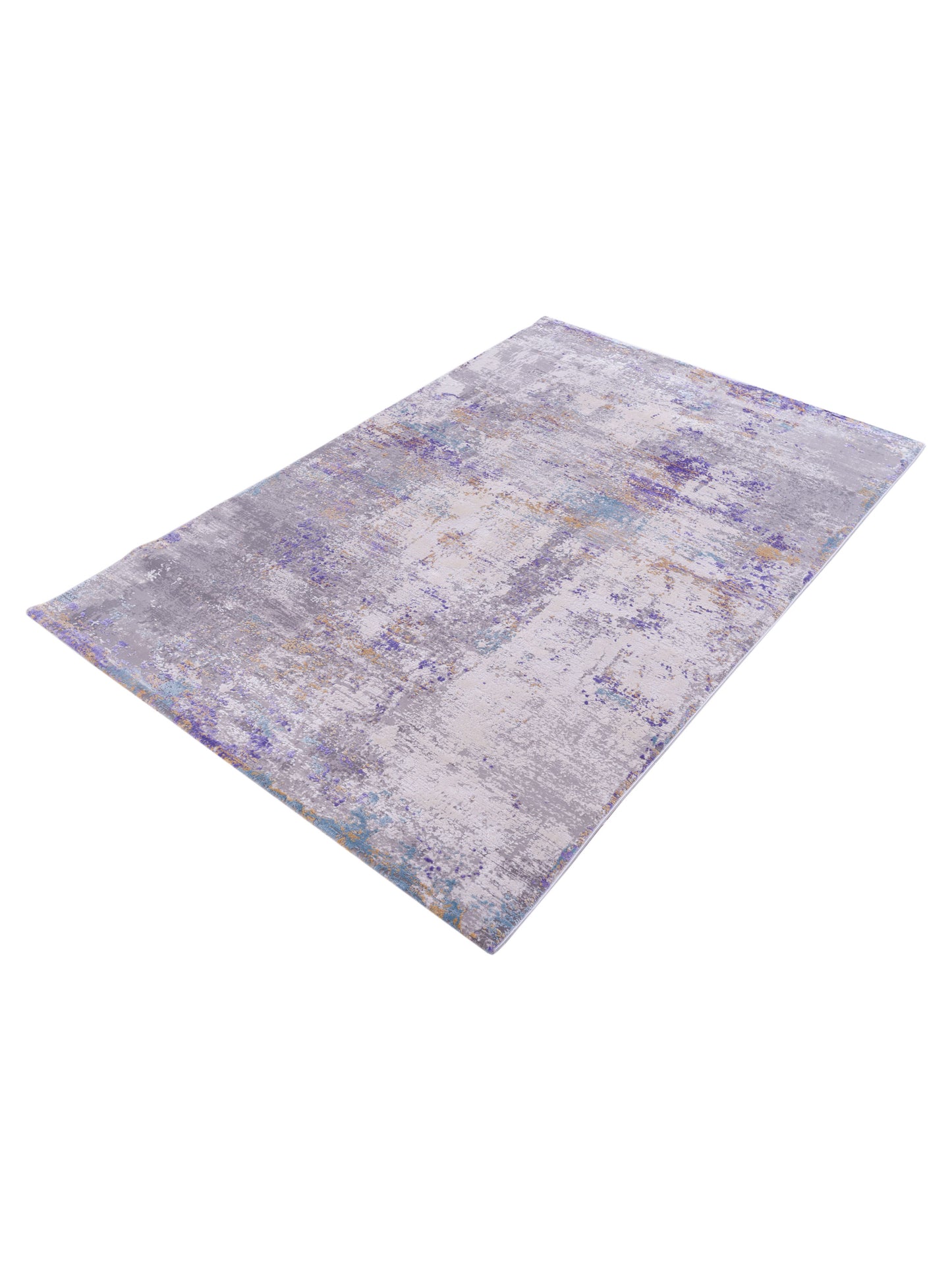 Palermo 144370 Gray Purple 3.9x6 Machine Made Rug