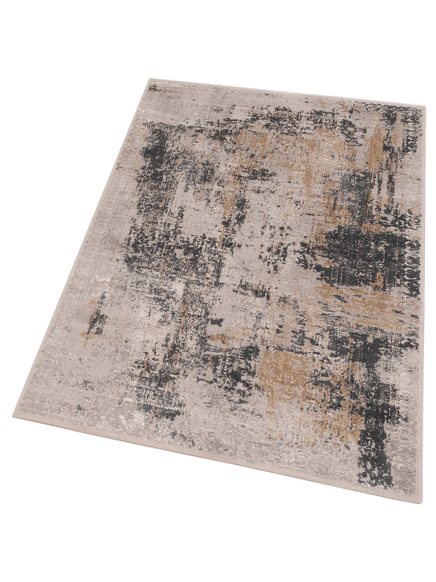 Palermo 144386 Silver Green 3.9x6 Machine Made Rug