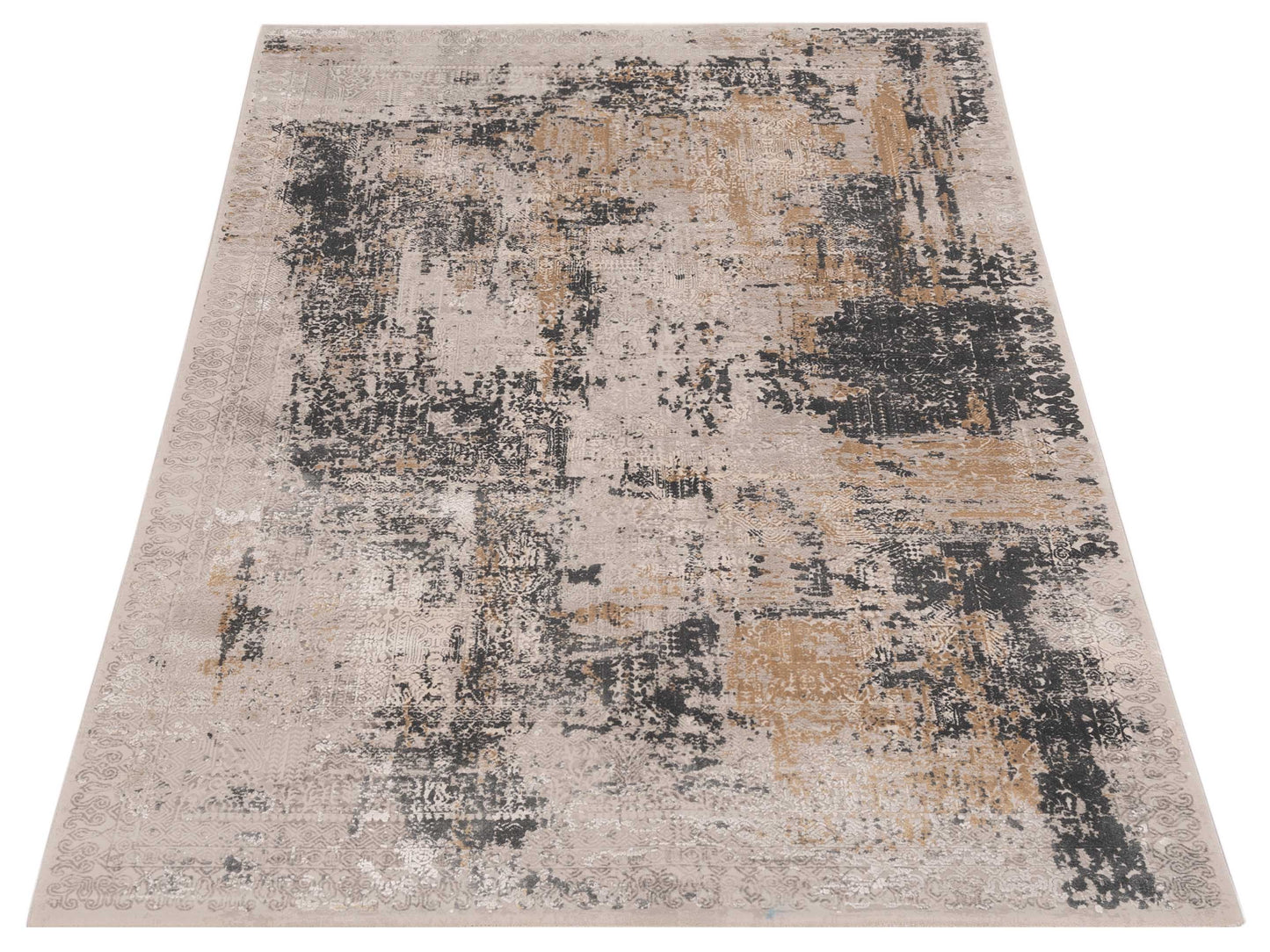 Palermo 144386 Silver Green 3.9x6 Machine Made Rug