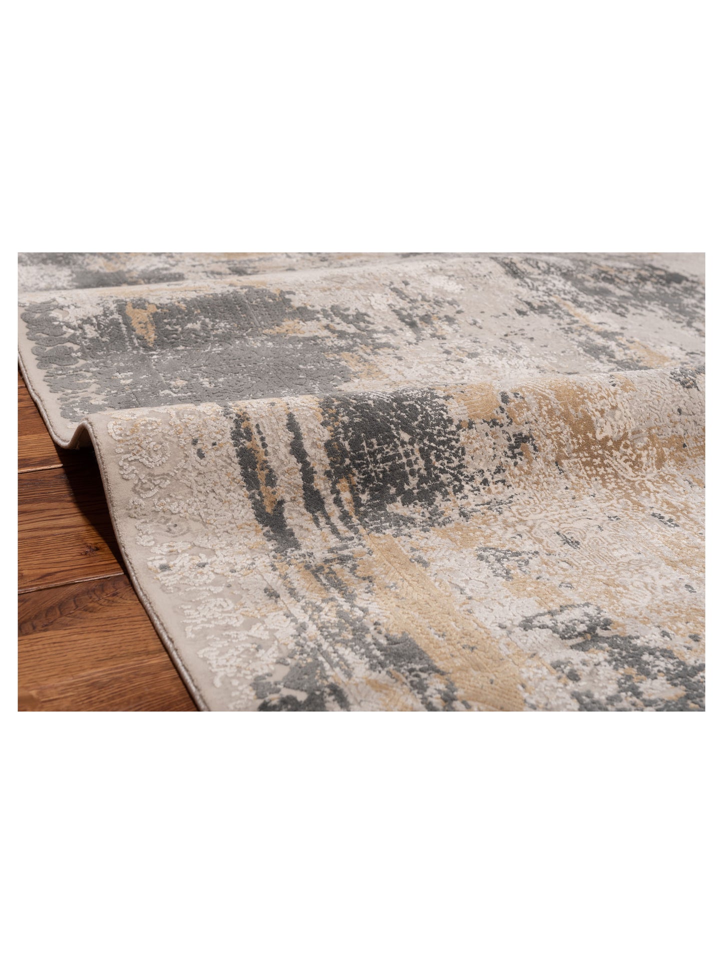 Palermo 144386 Silver Green 3.9x6 Machine Made Rug