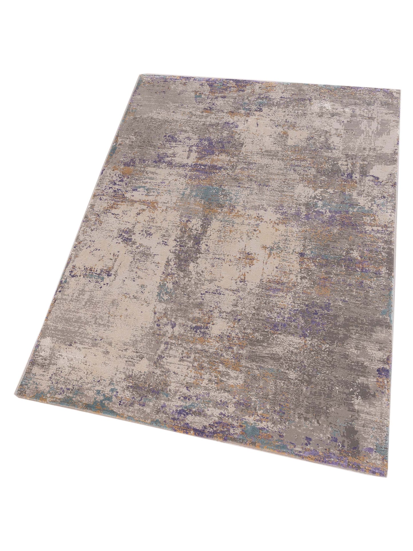 Palermo 144398 Gray Purple 3.9x6 Machine Made Rug