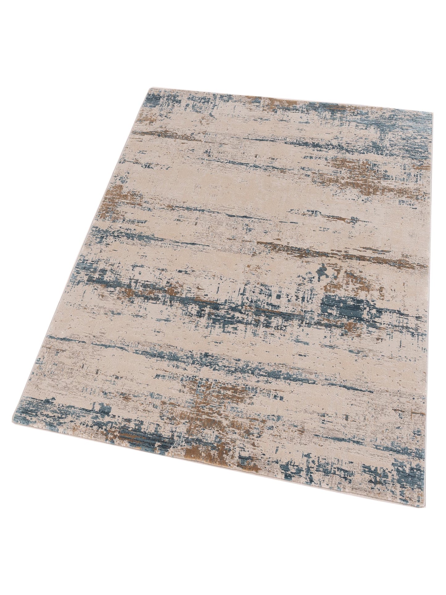 Palermo 144409 Ivory Blue 3.9x6 Machine Made Rug