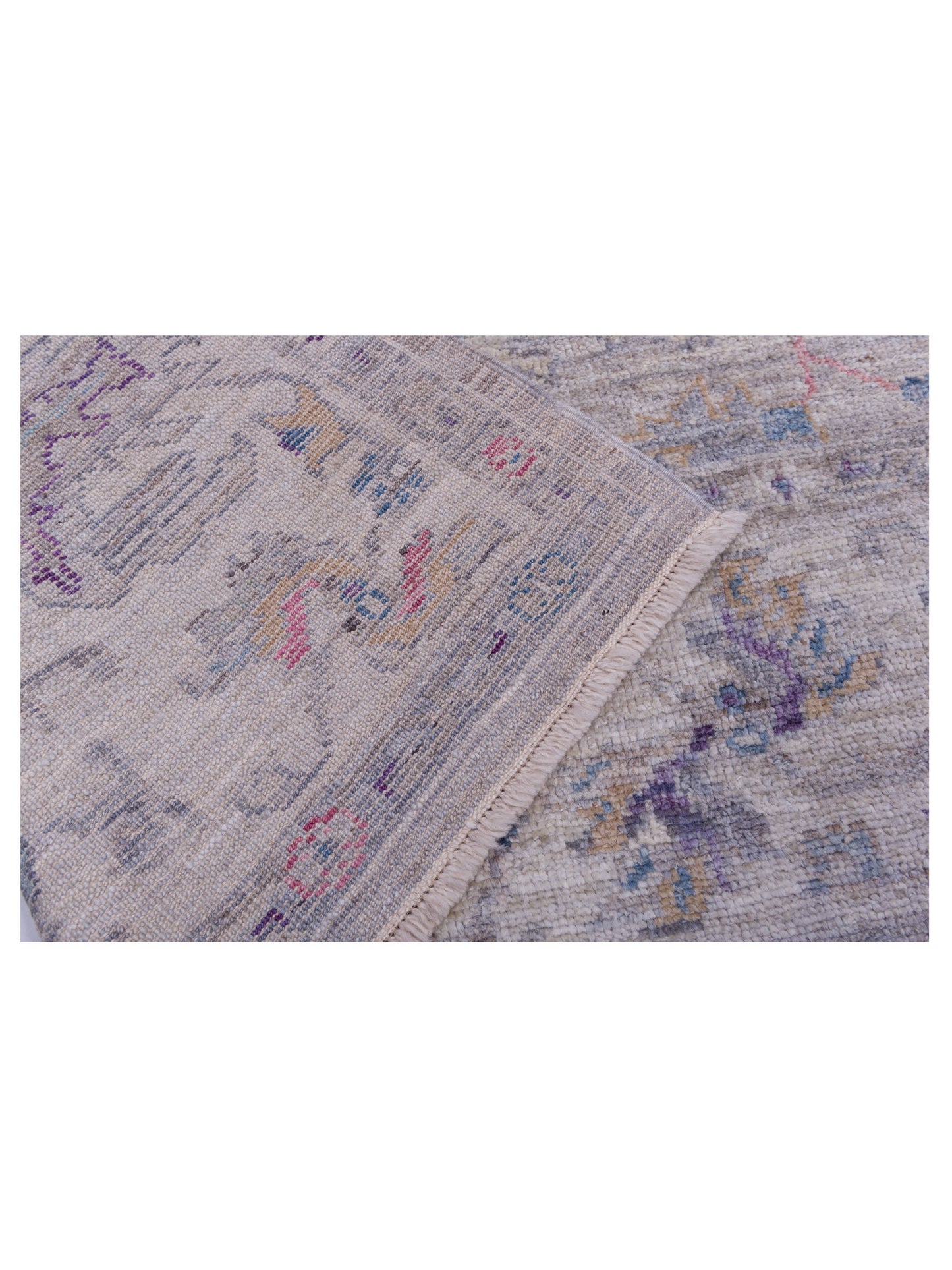 Angora Oushak 144565 Gray Ivory 8.2x10.3 Hand Knotted Rug