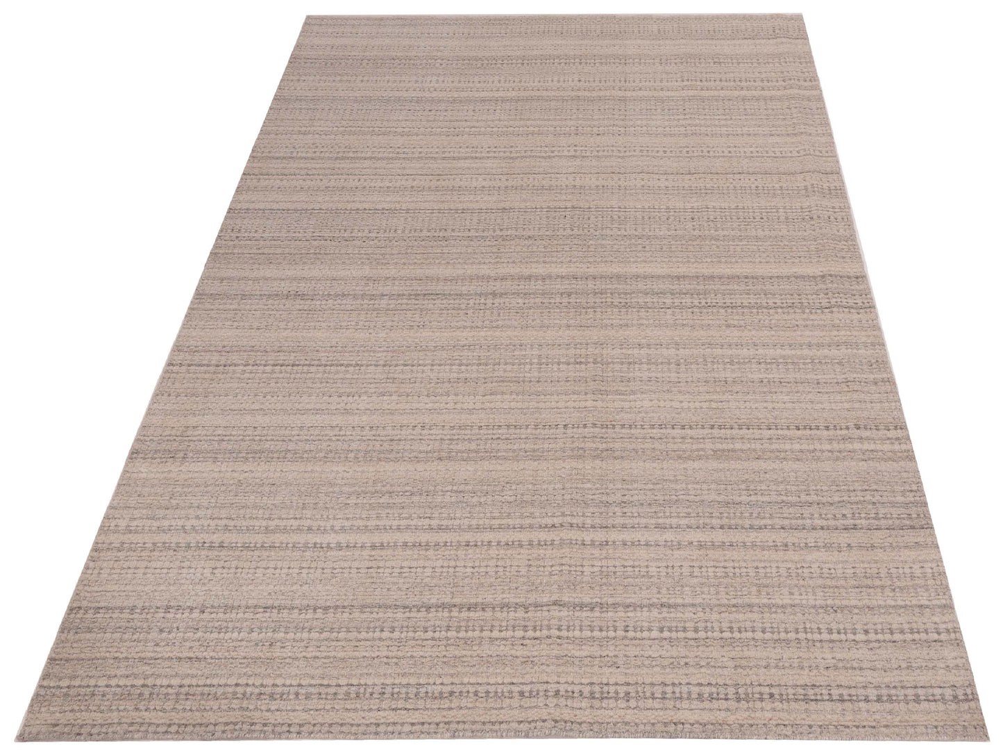 Himalayan 144723 Ivory Gray 6x9 Hand Knotted Rug