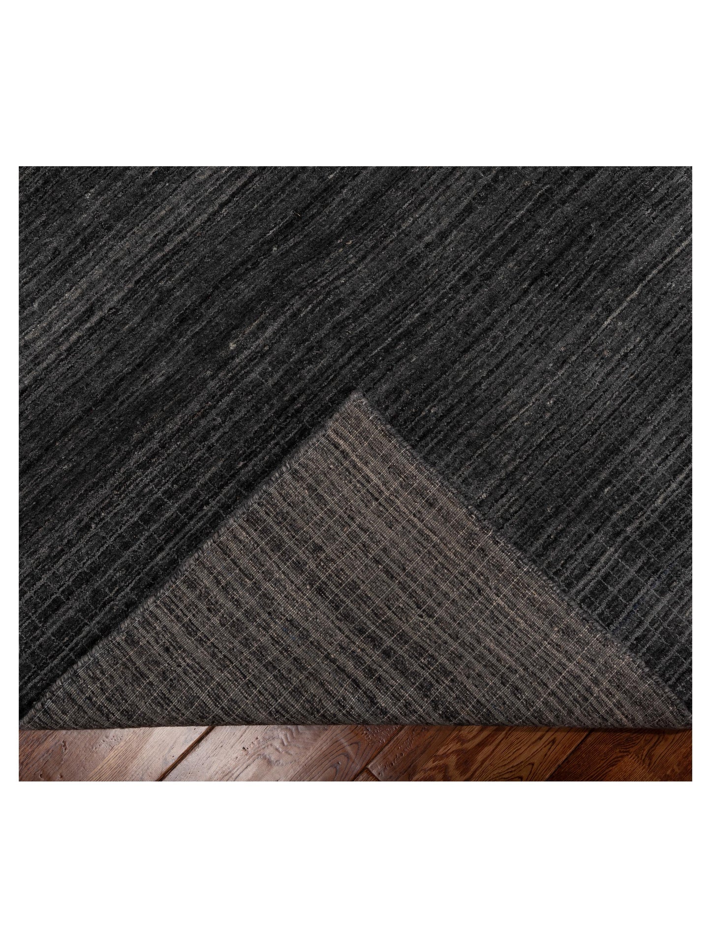 Himalayan 144771 Dark Gray 8x10 Hand Knotted Rug