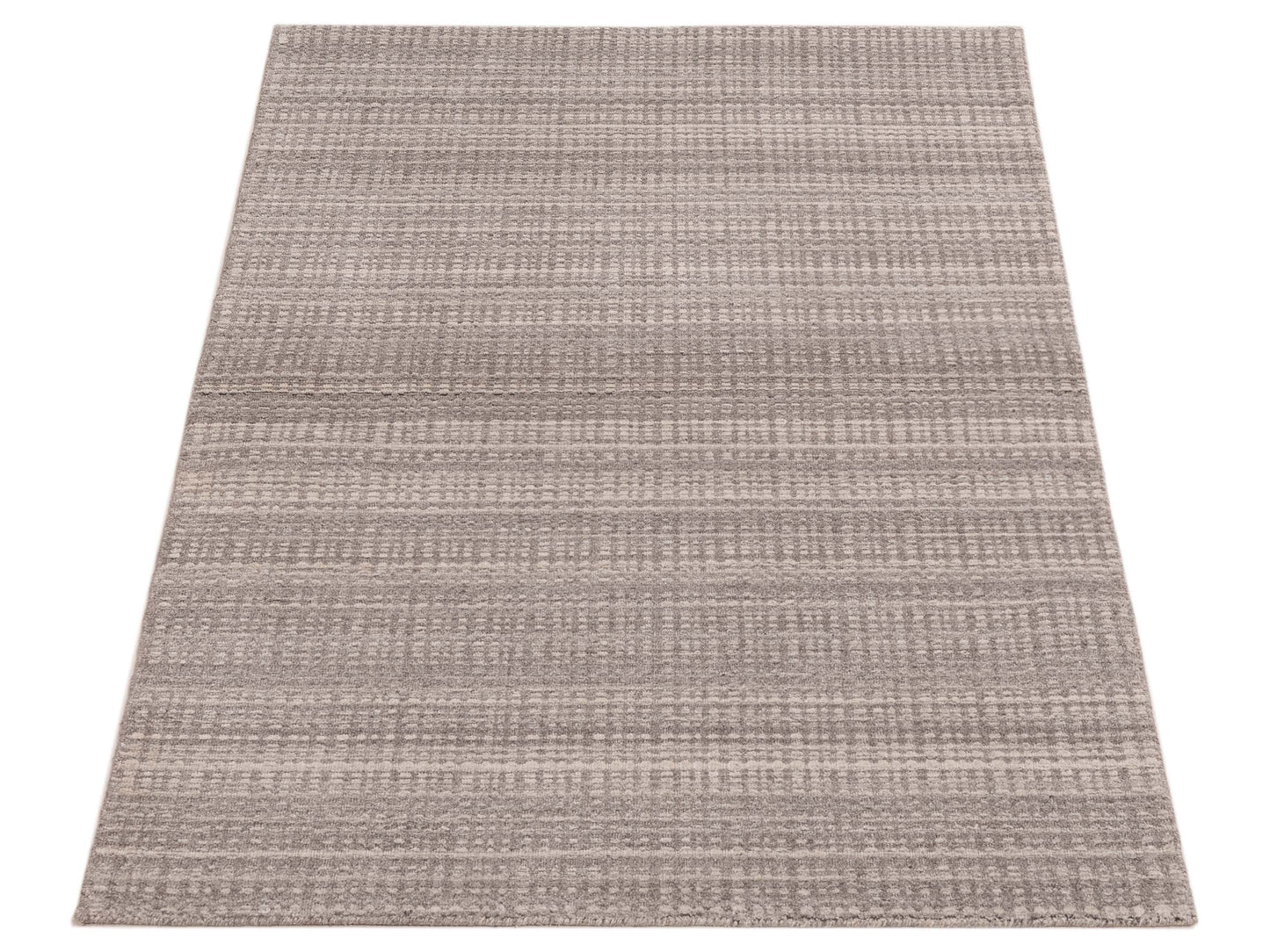 Himalayan 144781 Gray 4.1x6.1 Hand Knotted Rug