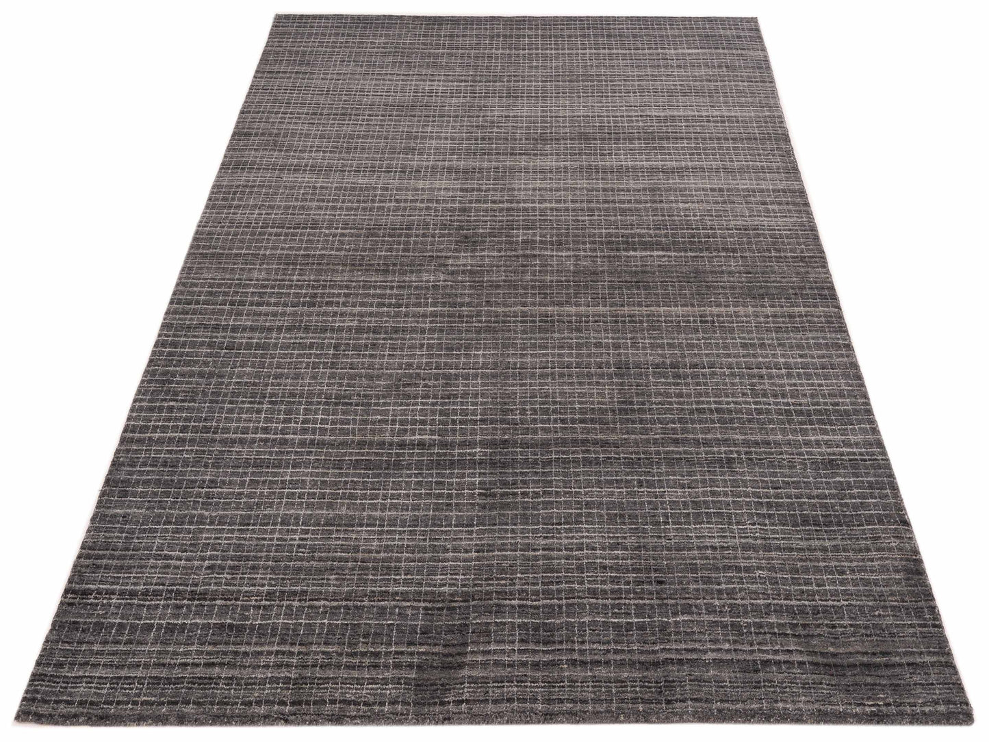 Himalayan 144803 Charcoal 6x9 Hand Knotted Rug