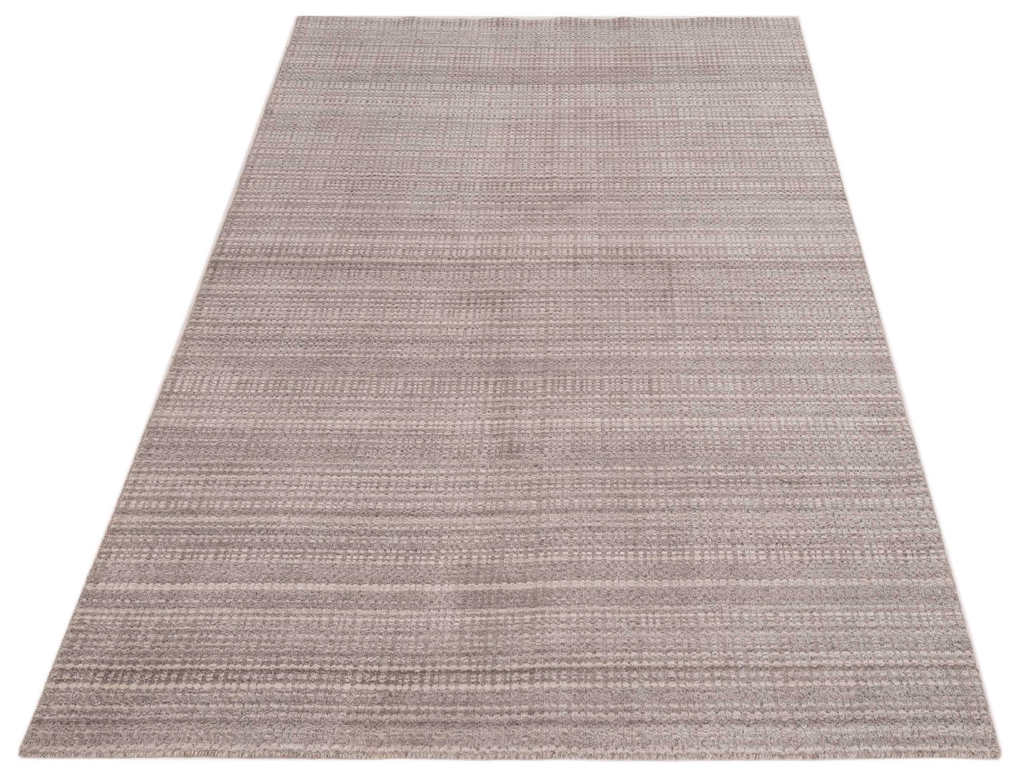 Himalayan 144828 Silver Gray 6.1x9.1 Hand Knotted Rug