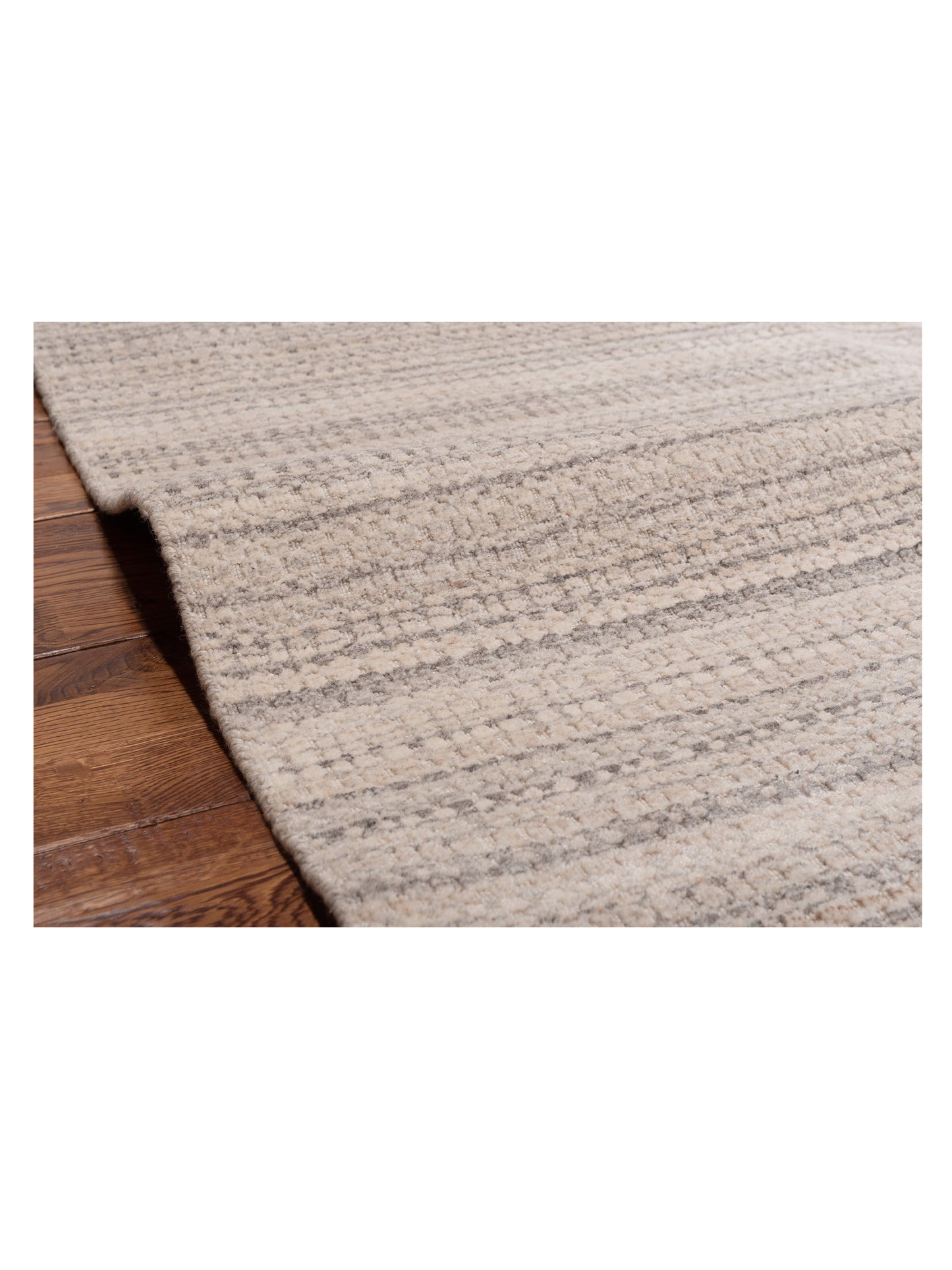 Himalayan 144834 Ivory Gray 3.1x5.1 Hand Knotted Rug