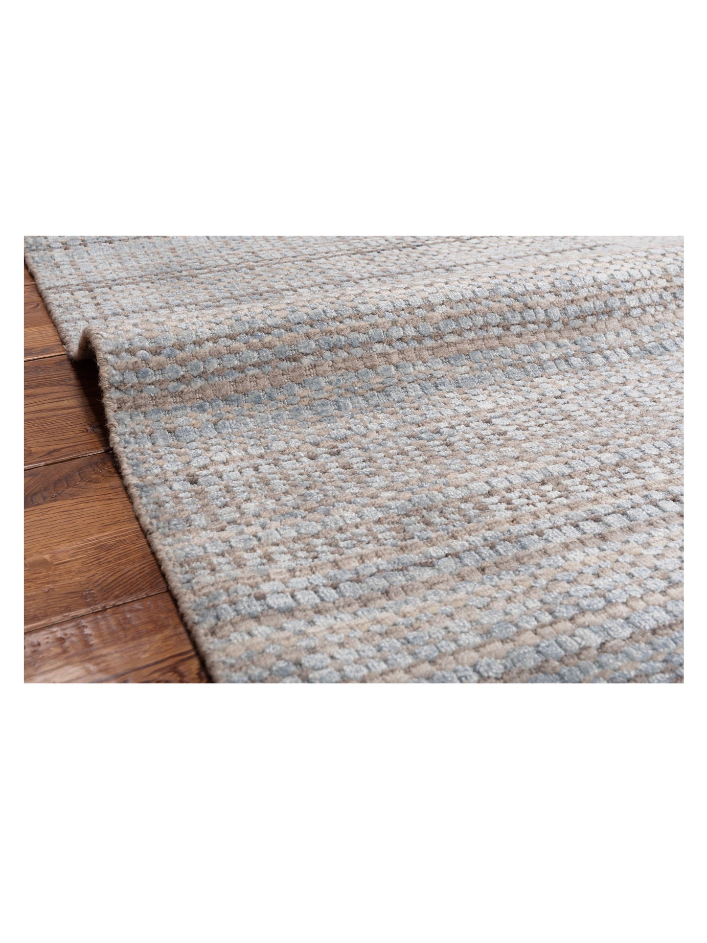 Himalayan 144840 Blue Brown 3x5 Hand Knotted Rug