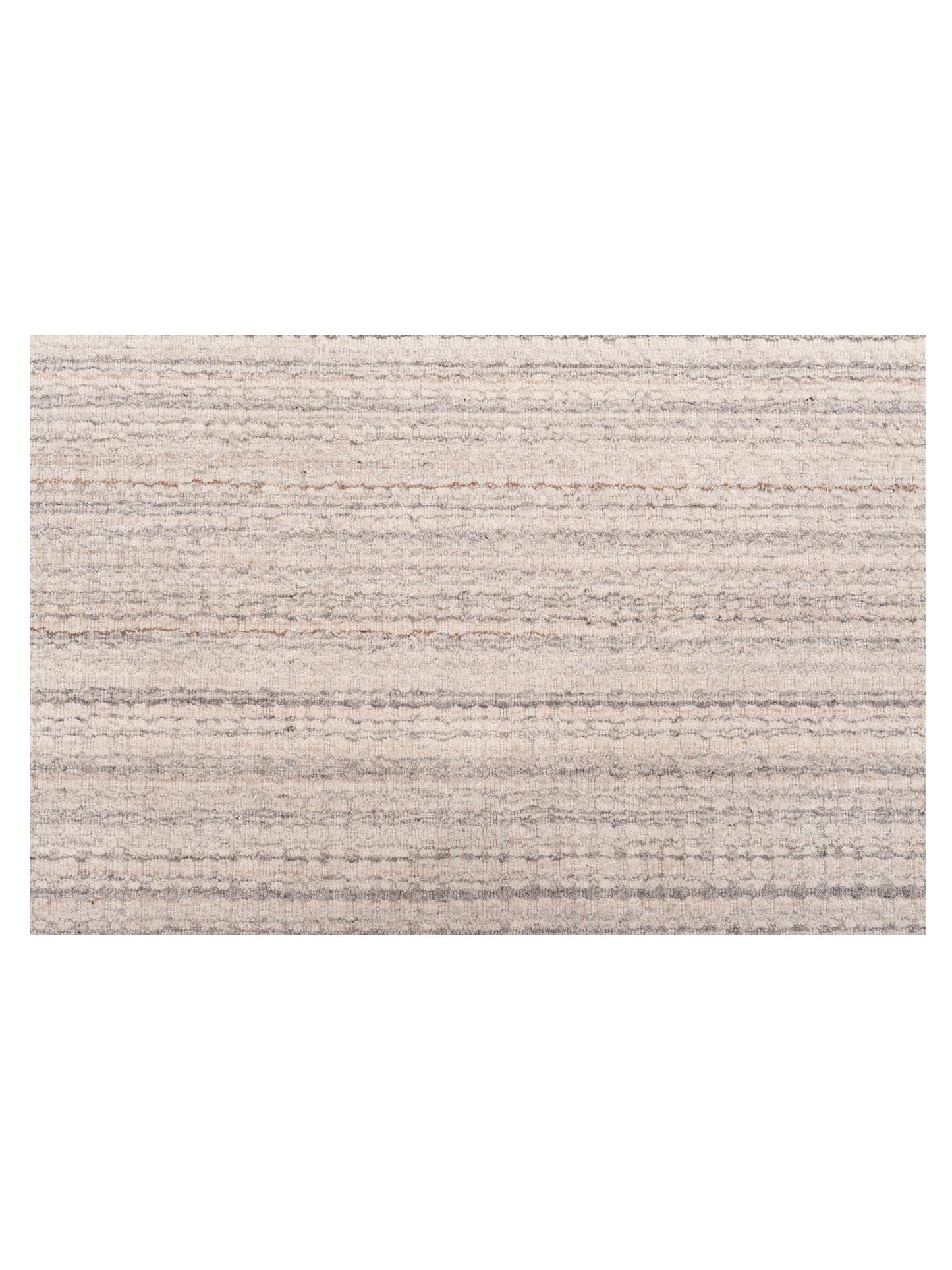 Himalayan 144843 Ivory Gray 3.1x5.1 Hand Knotted Rug