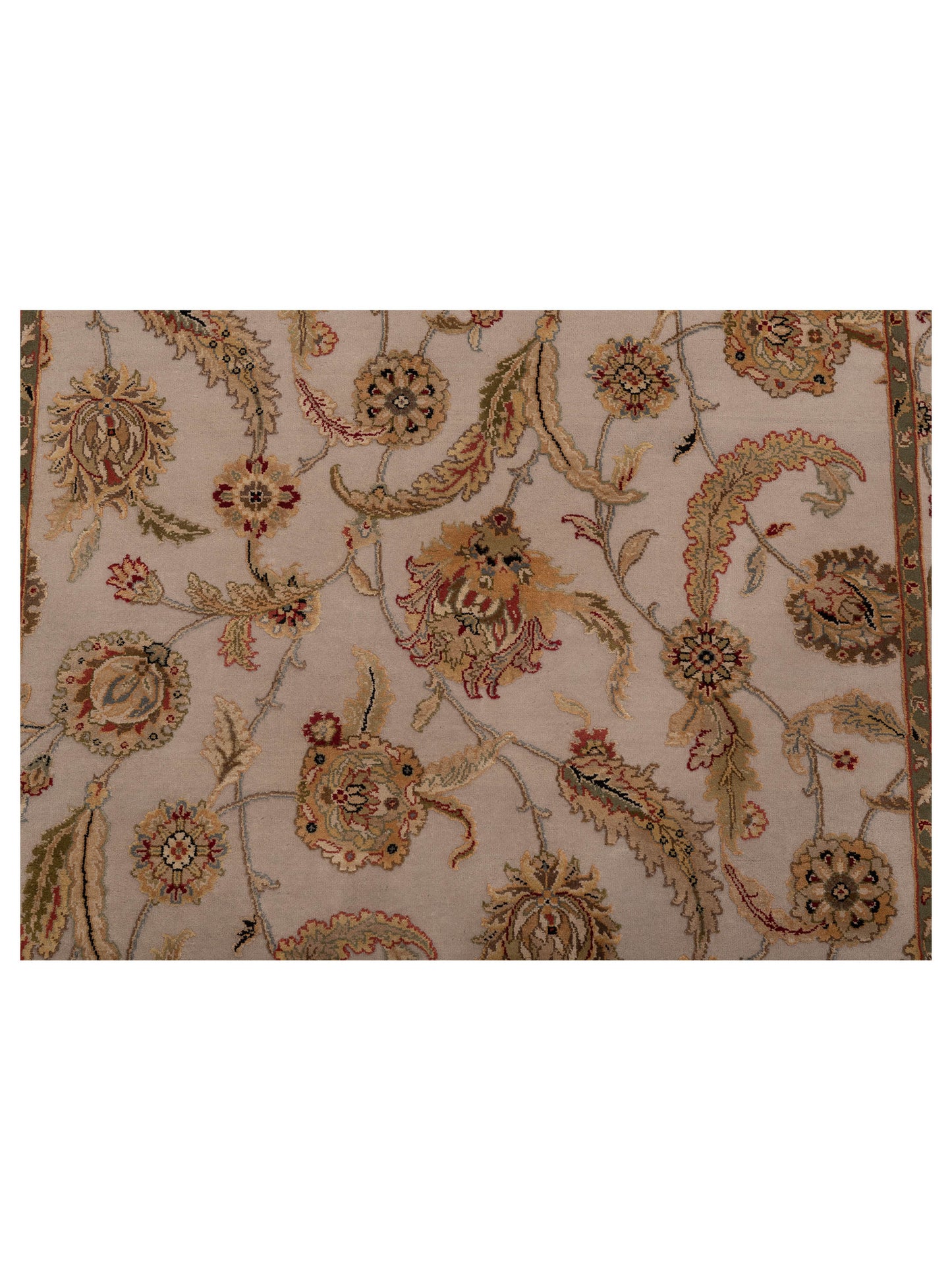 Imperial Silk 145059 Ivory Ivory 4.1x6.1 Hand Knotted Rug