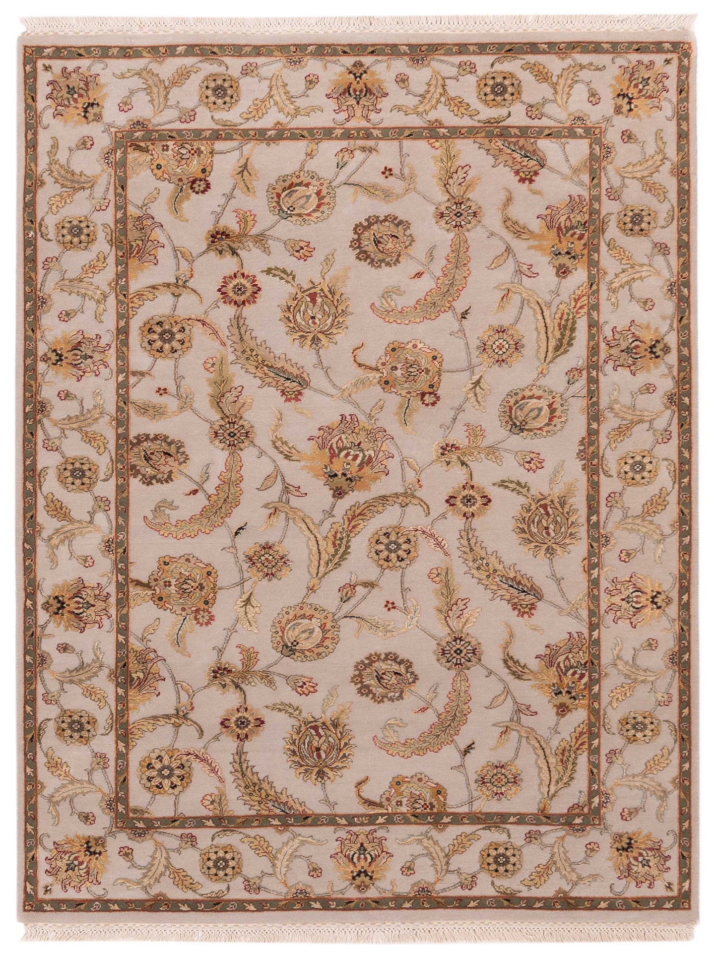 Rajpur Imperial Silk Ivory Ivory Traditional