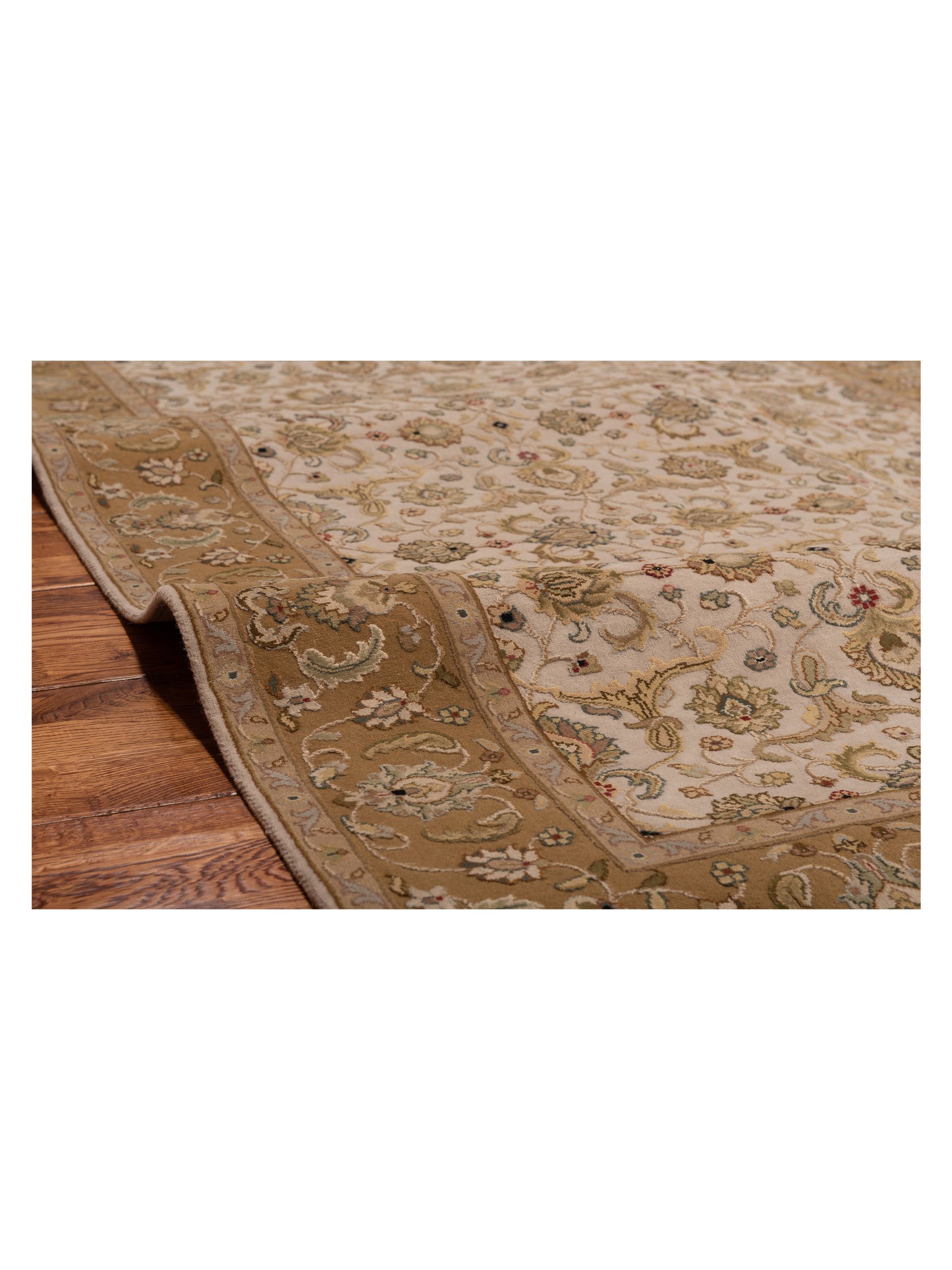 Imperial Silk 145060 Ivory Gold 4.2x6.2 Hand Knotted Rug