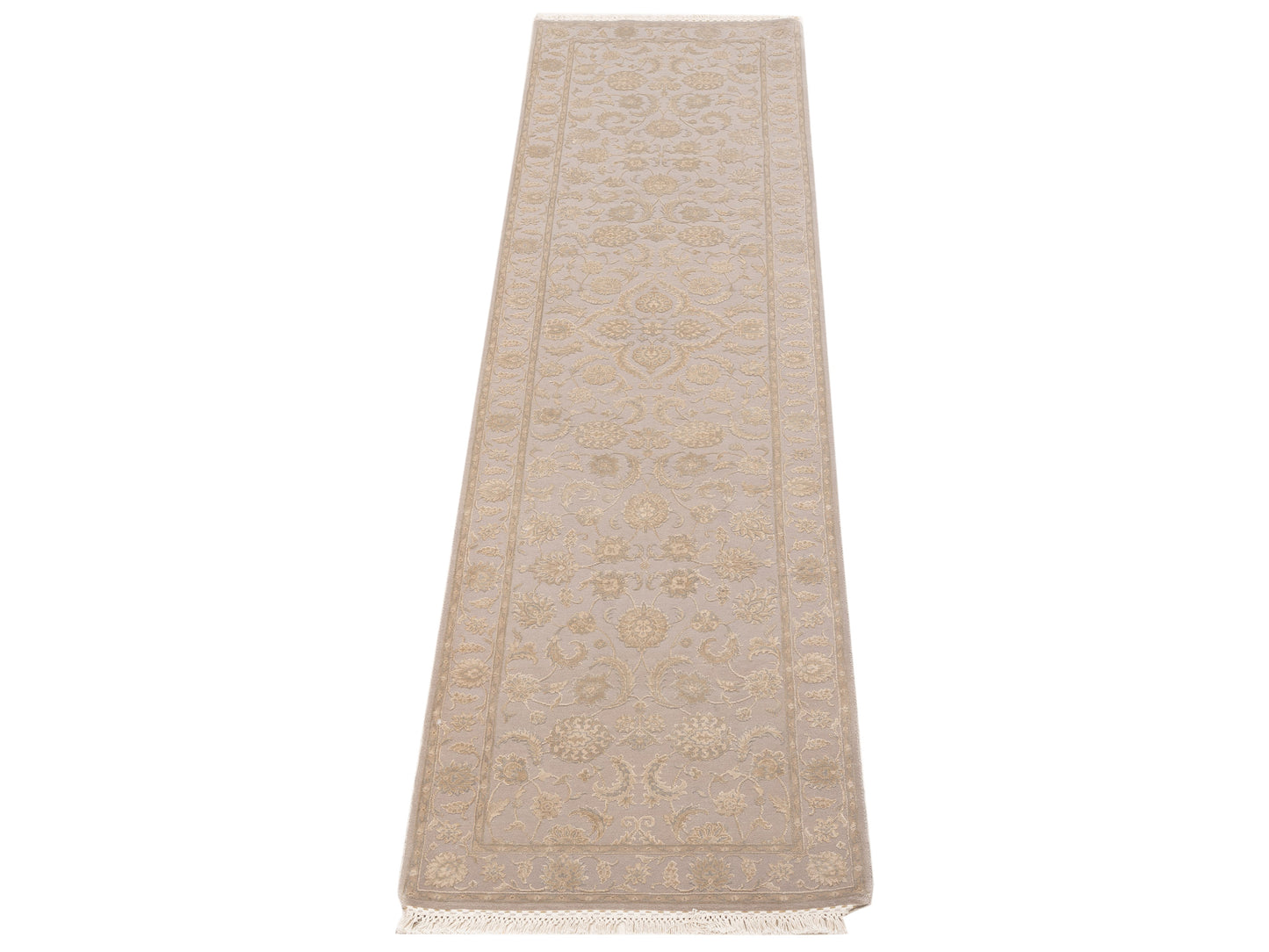 Imperial Silk 145065 Silver Silver 2.6x10.1 Hand Knotted Rug