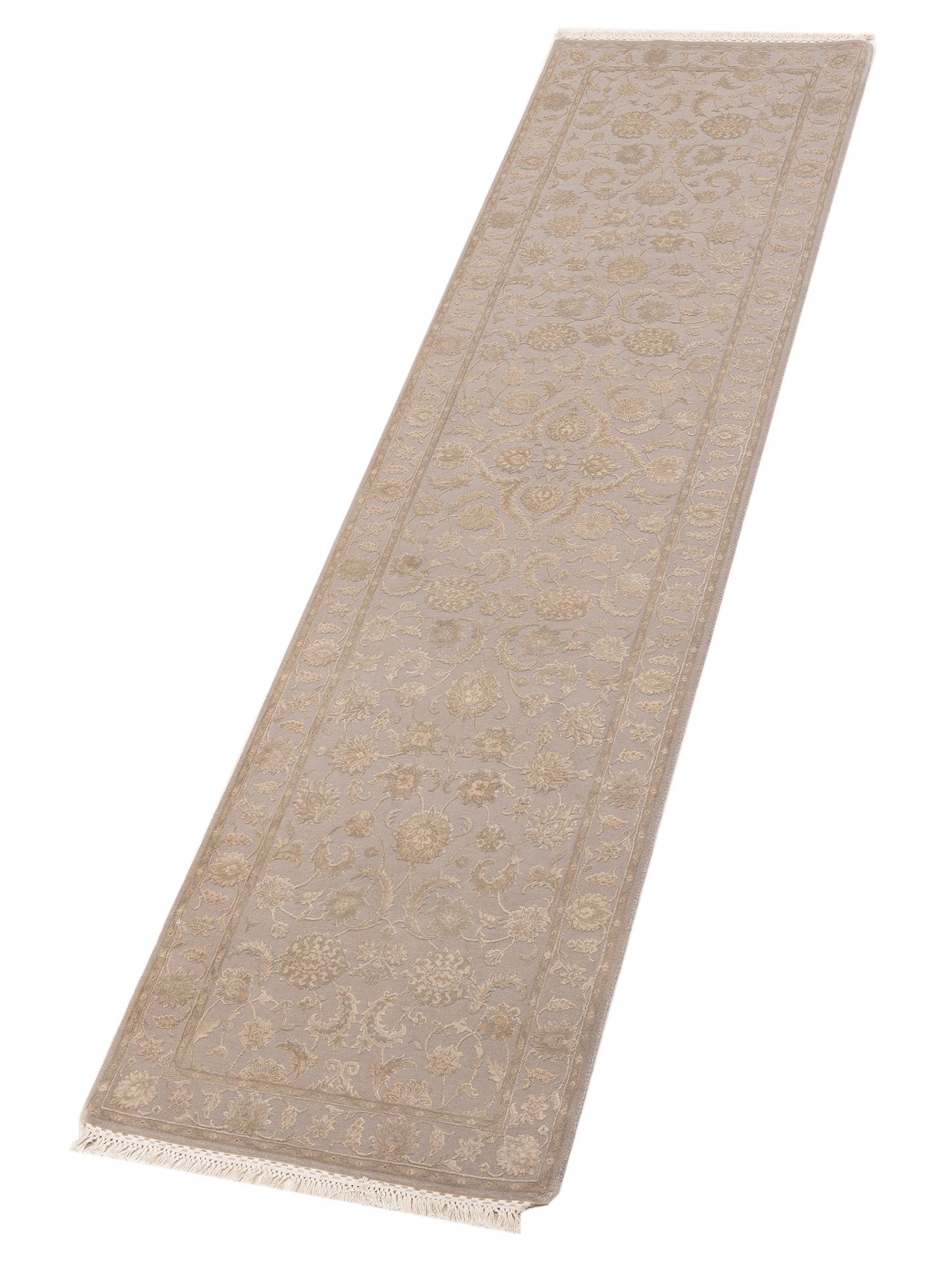 Imperial Silk 145065 Silver Silver 2.6x10.1 Hand Knotted Rug