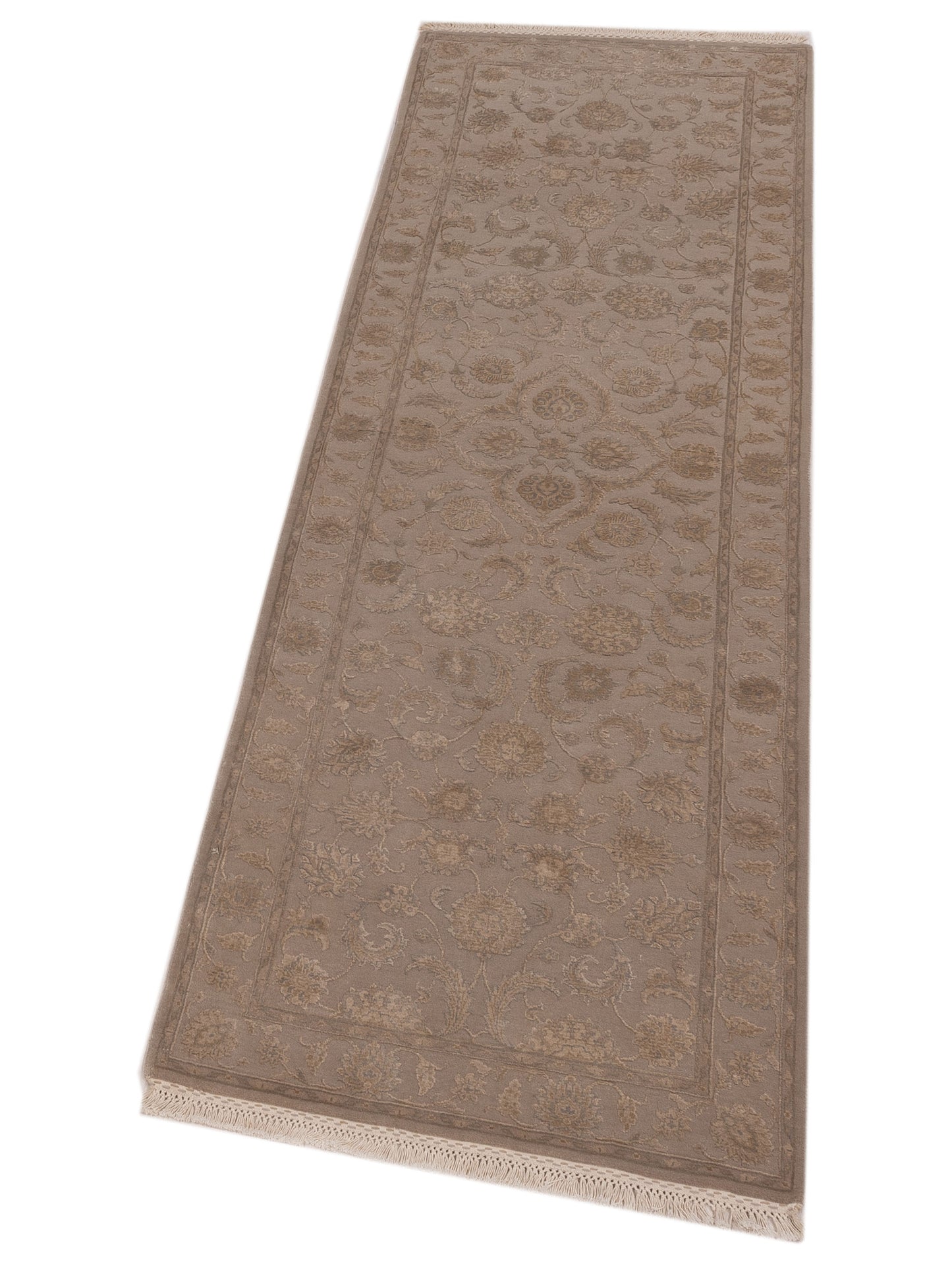 Imperial Silk 145070 Silver Silver 2.9x8 Hand Knotted Rug