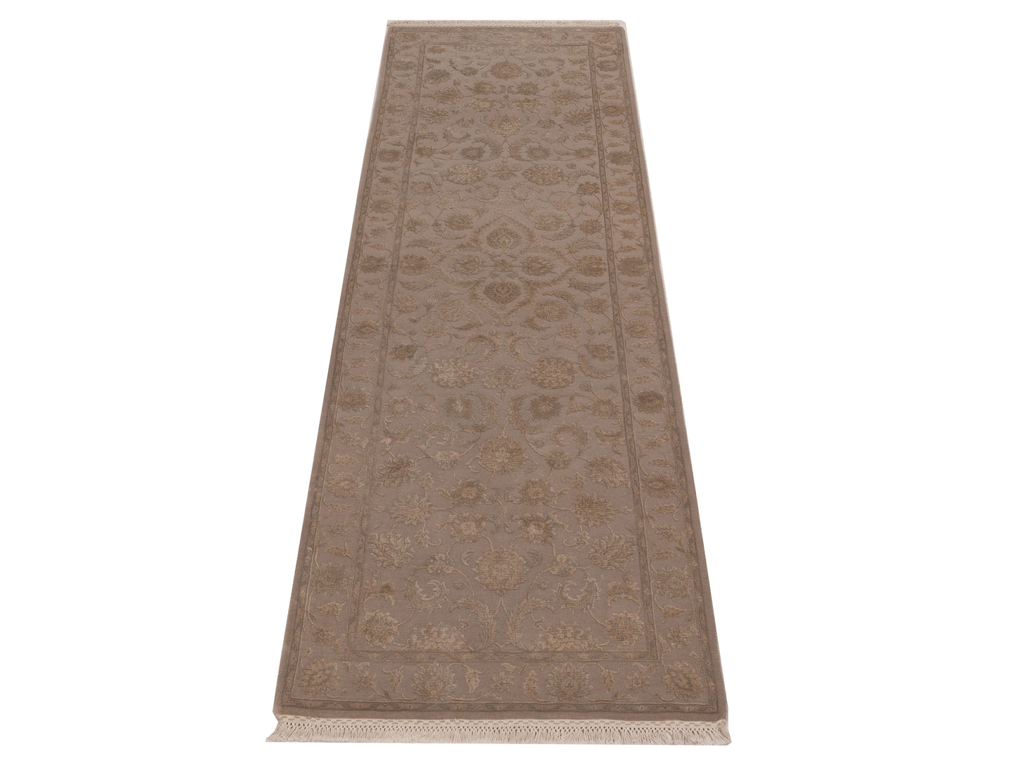 Imperial Silk 145070 Silver Silver 2.9x8 Hand Knotted Rug