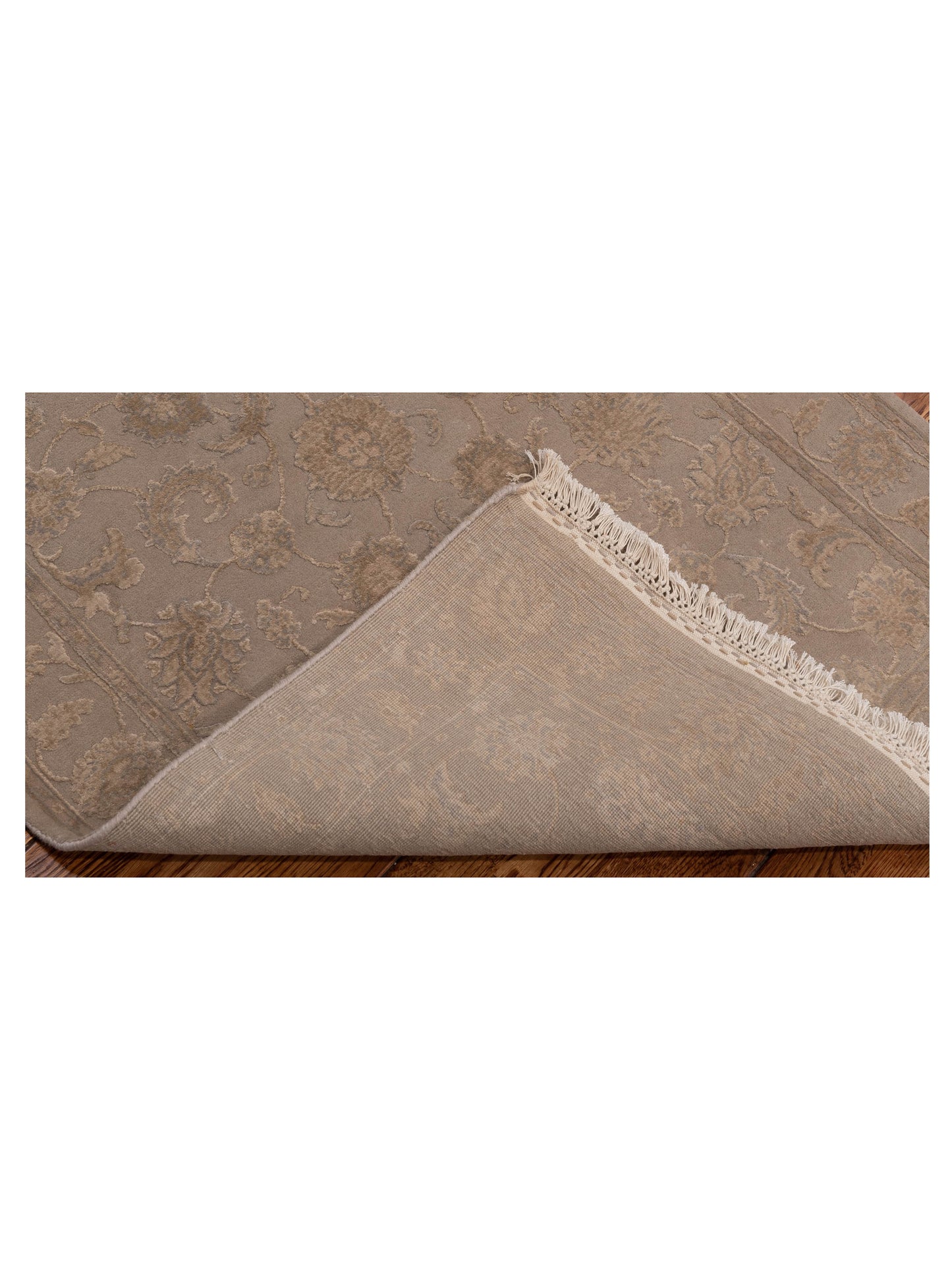 Imperial Silk 145070 Silver Silver 2.9x8 Hand Knotted Rug