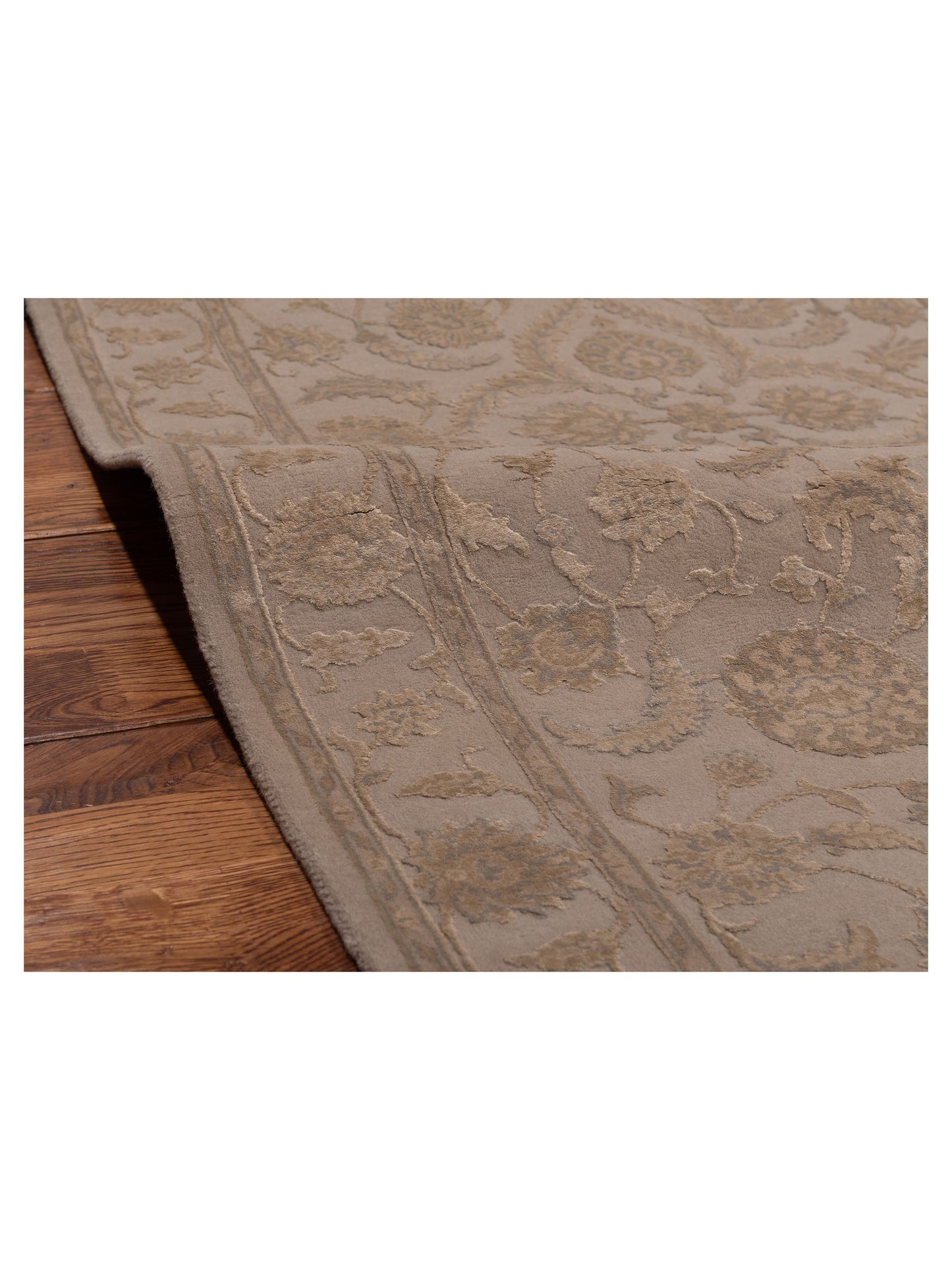 Imperial Silk 145070 Silver Silver 2.9x8 Hand Knotted Rug