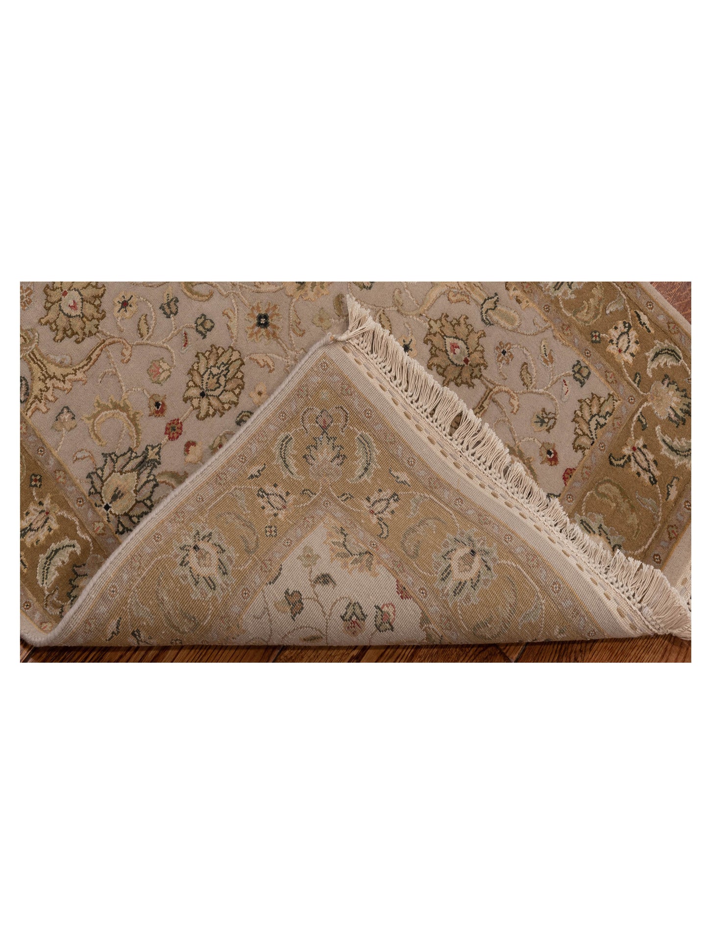 Imperial Silk 145075 Ivory Gold 2.7x8 Hand Knotted Rug