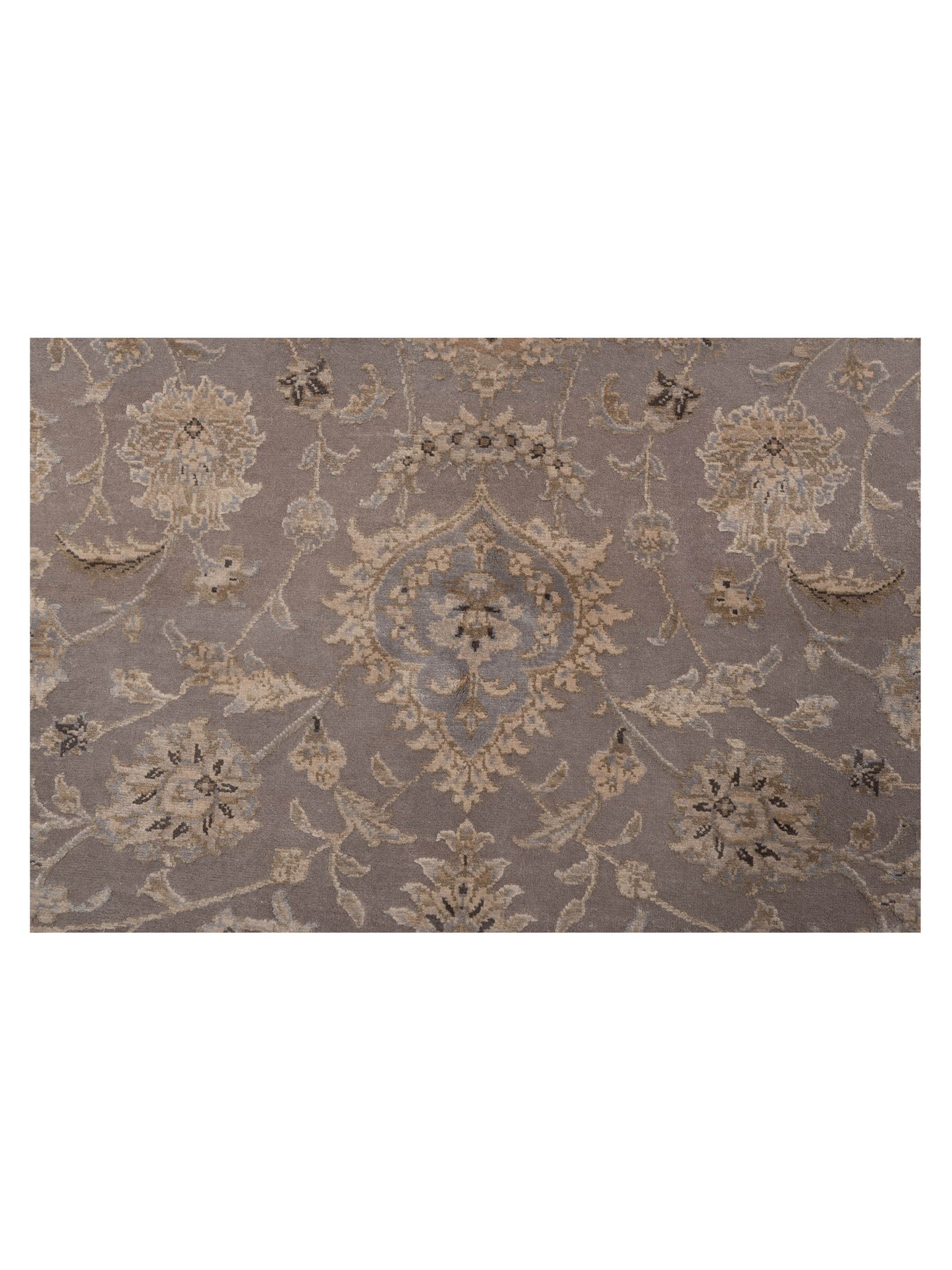 Imperial Silk 145094 Silver 8.1x10.4 Hand Knotted Rug