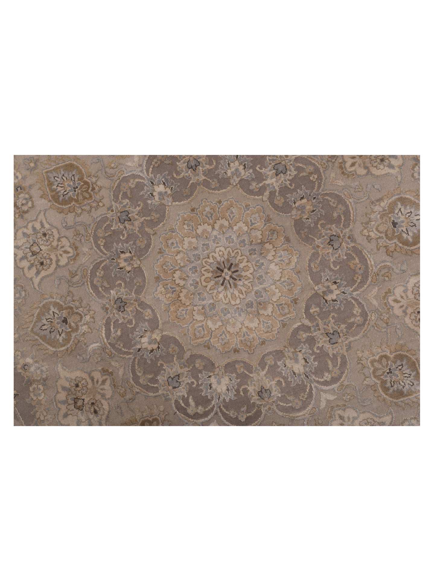 Imperial Silk 145104 Gray Gray 10x10.2 Hand Knotted Rug